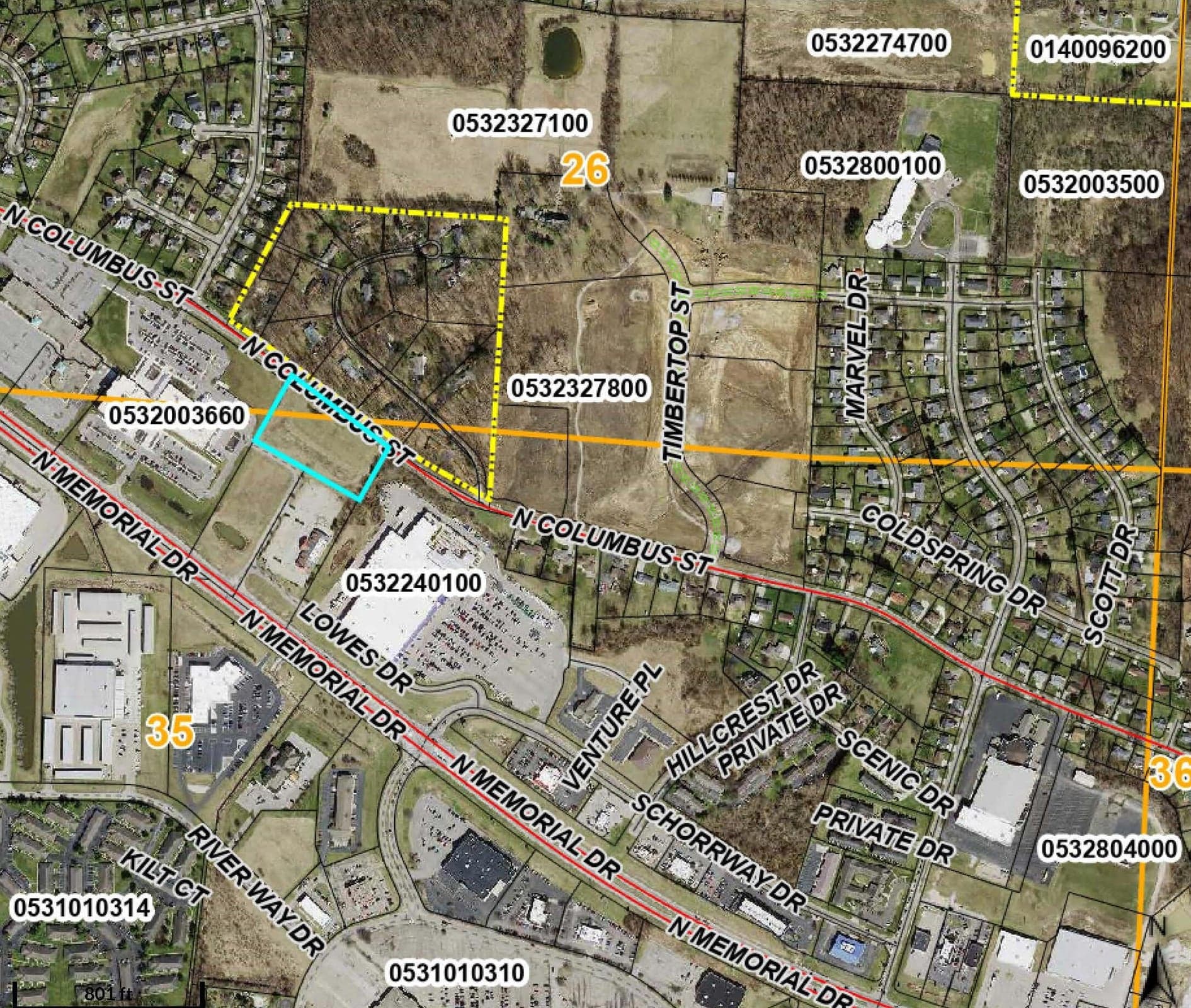 1.25 Usable Acres (3.17 Ac Gross) North of River Valley Mall