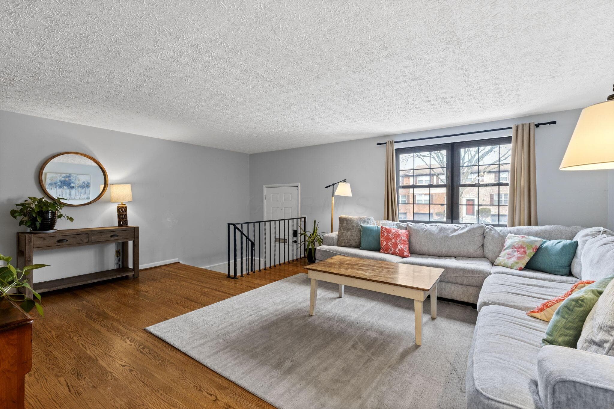 Living Room overlooking entry