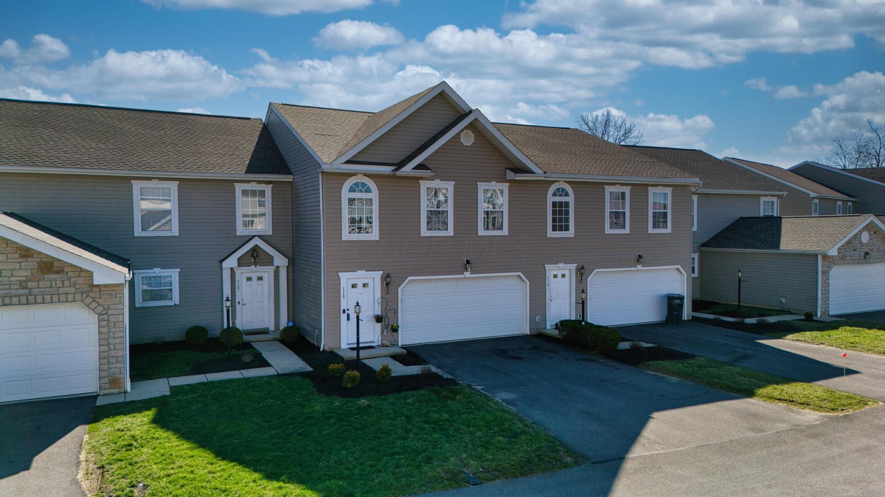 3 bedroom, 2.5 bath with 2 car garage.