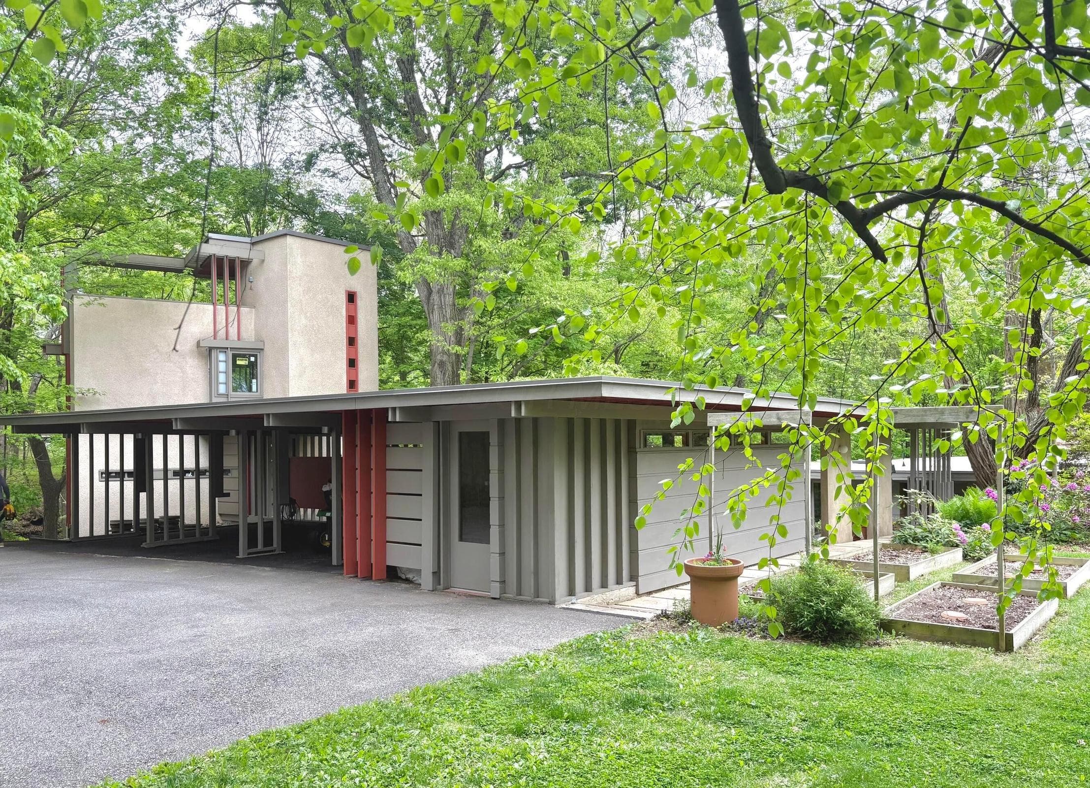 Carport and the 'Tower'