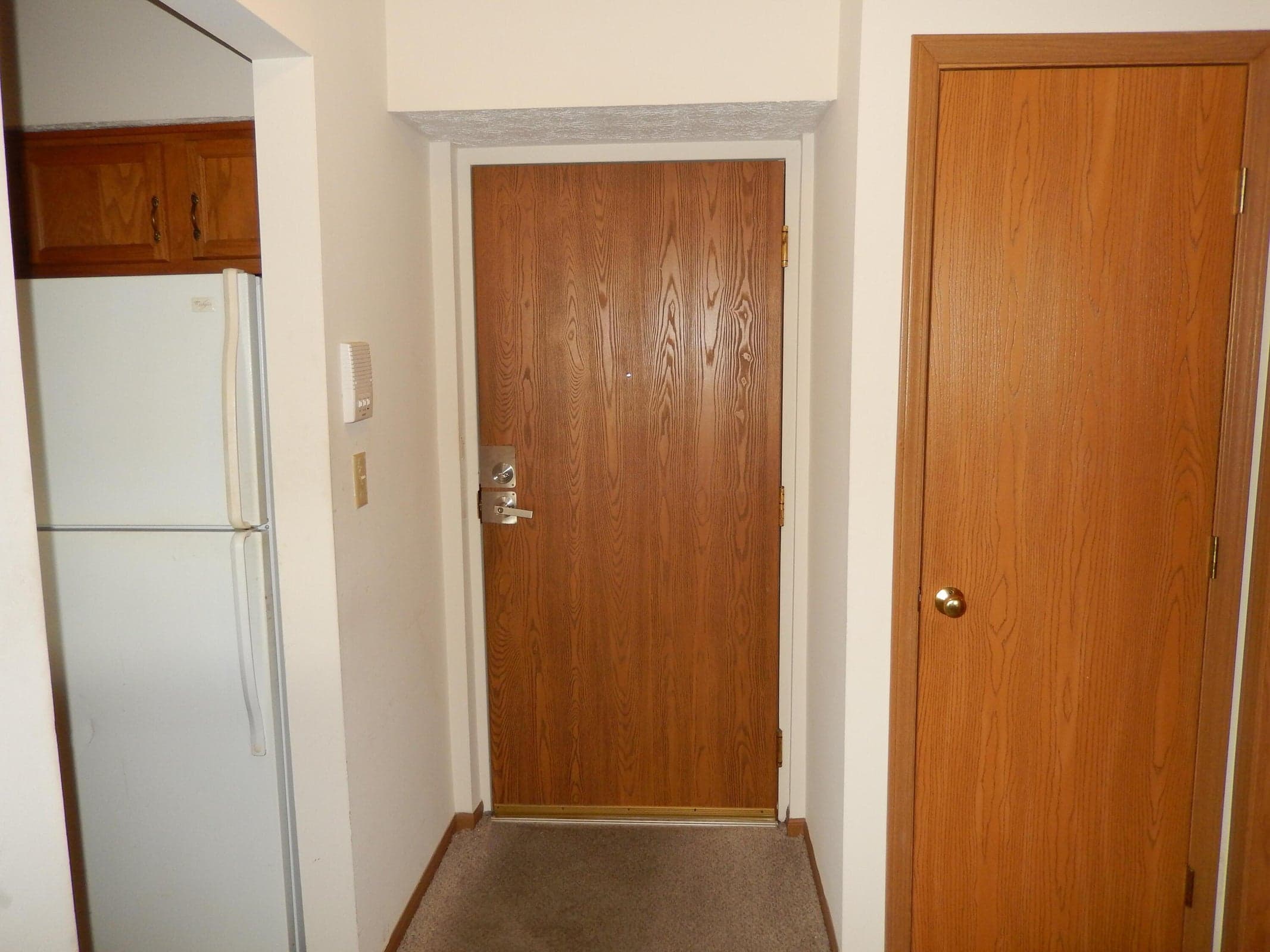 Unit 203 front door entry