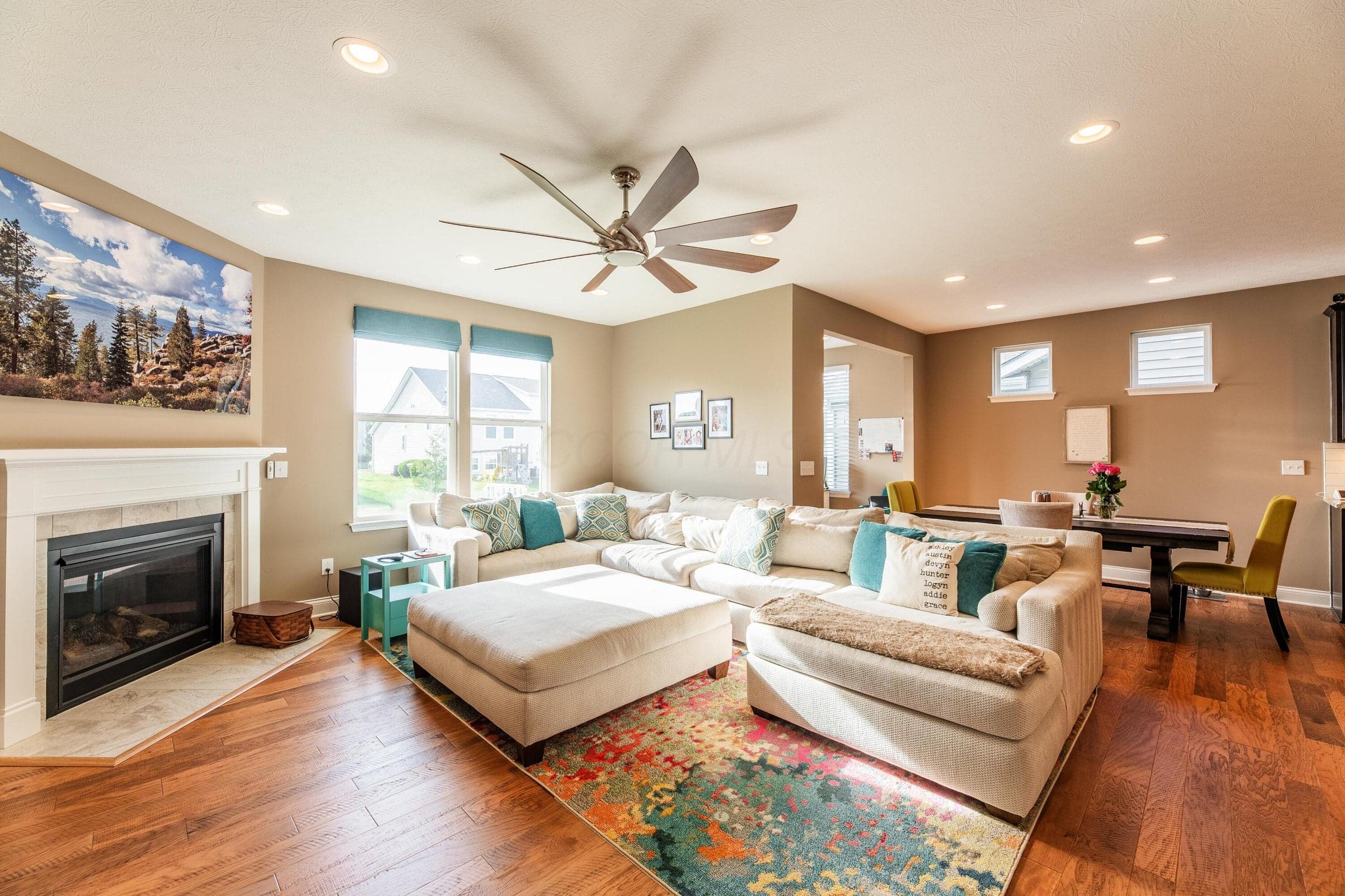 This spacious great room is fantastic!!