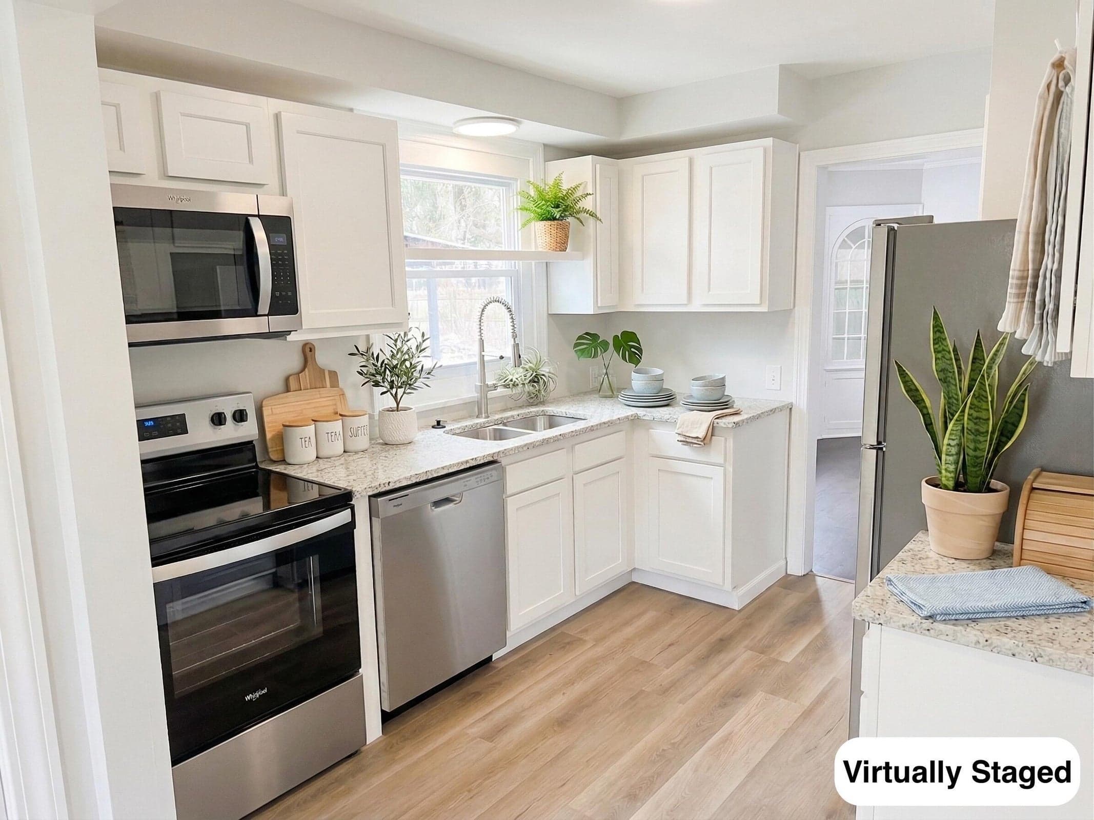 Virtually Staged Kitchen