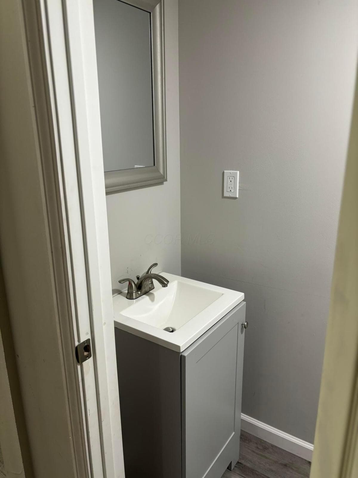Basement half bath