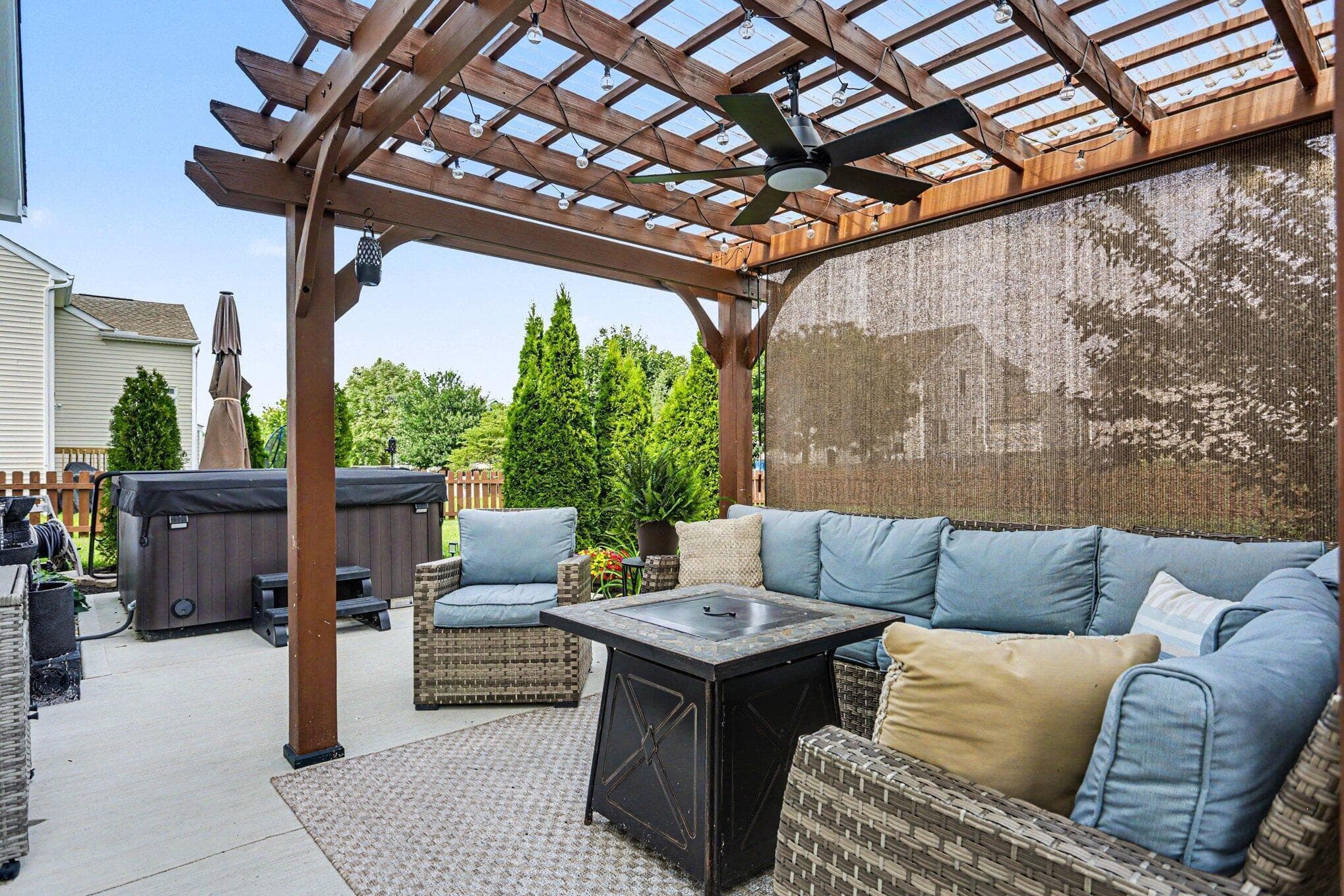 Great privacy in the FENCED backyard!
