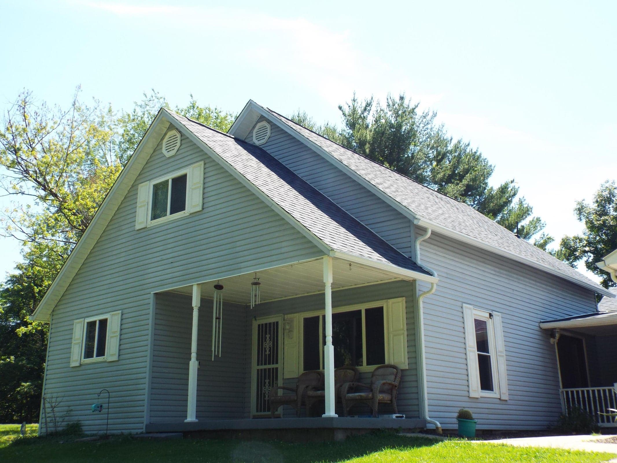 Front covered porch