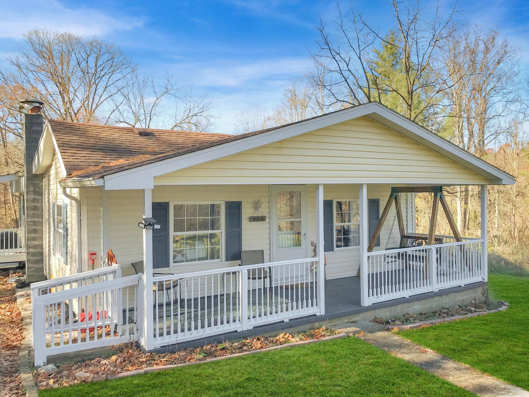 Front porch welcomes guests