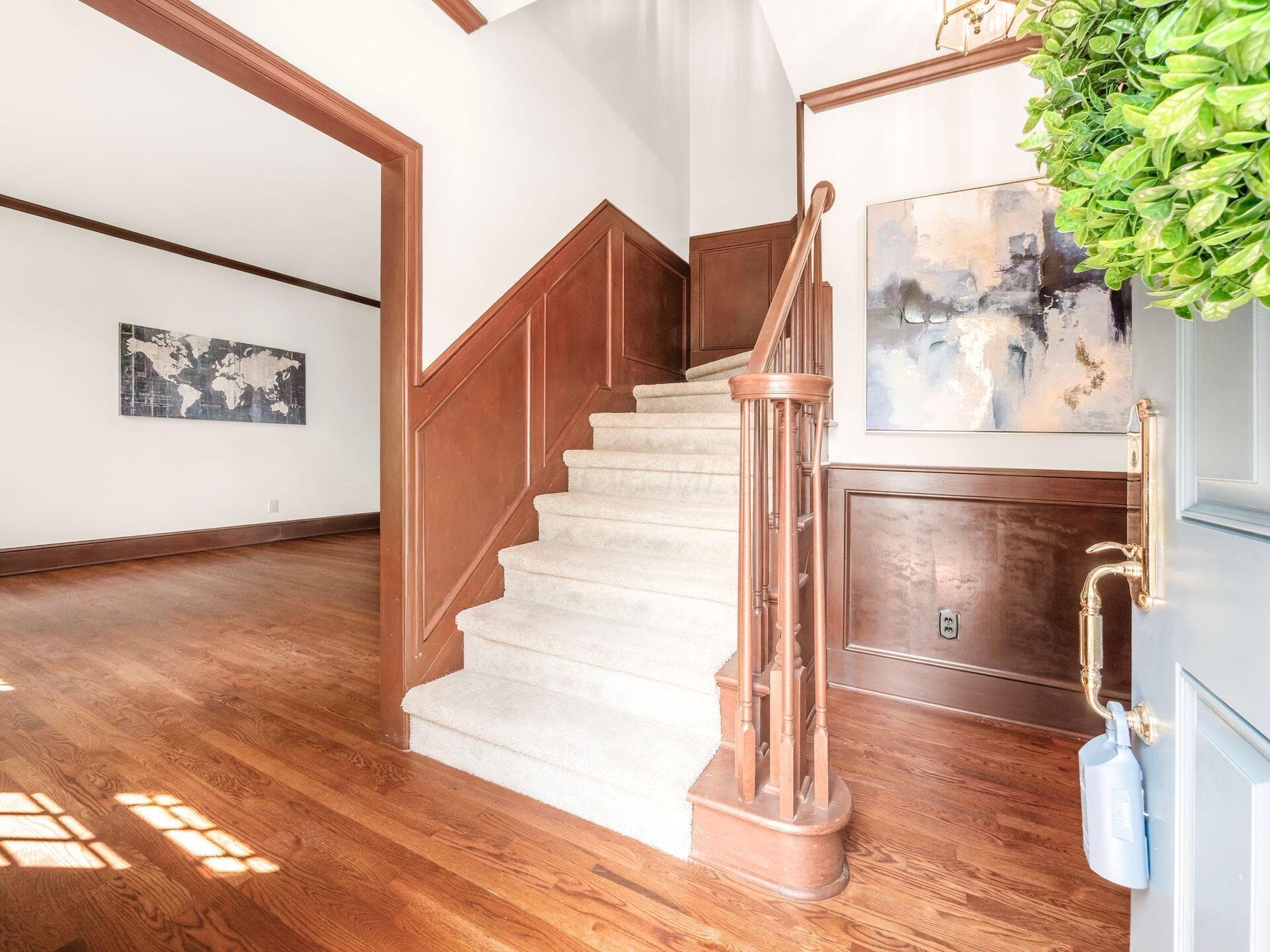 Solid hardwood flooring