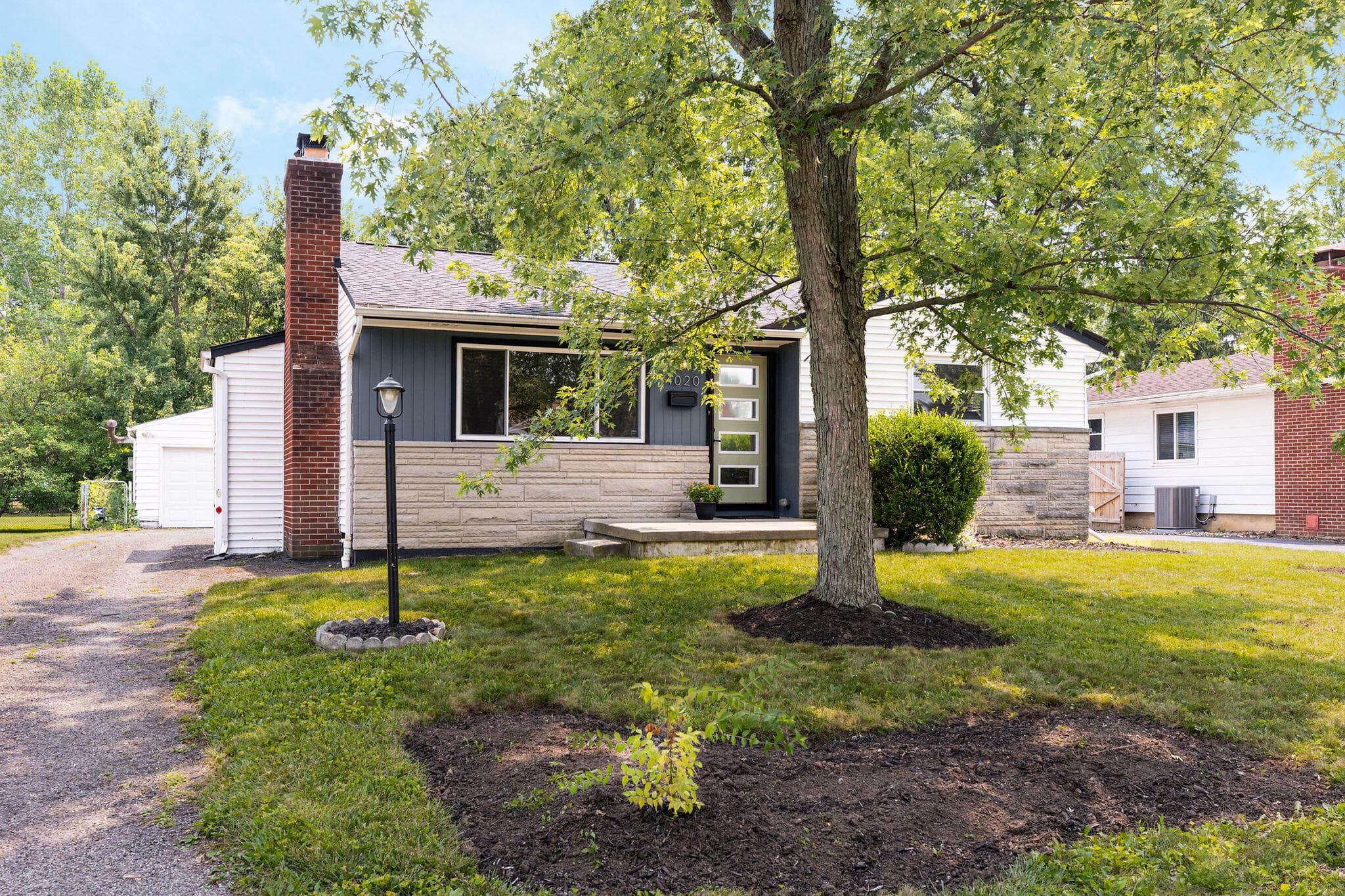 Welcome home to this move-in ready ranch with new roof featuring 3 BR, 1 updated bath and 1052 SqFt + full basement, 2.5 Car Garage & new Shed.