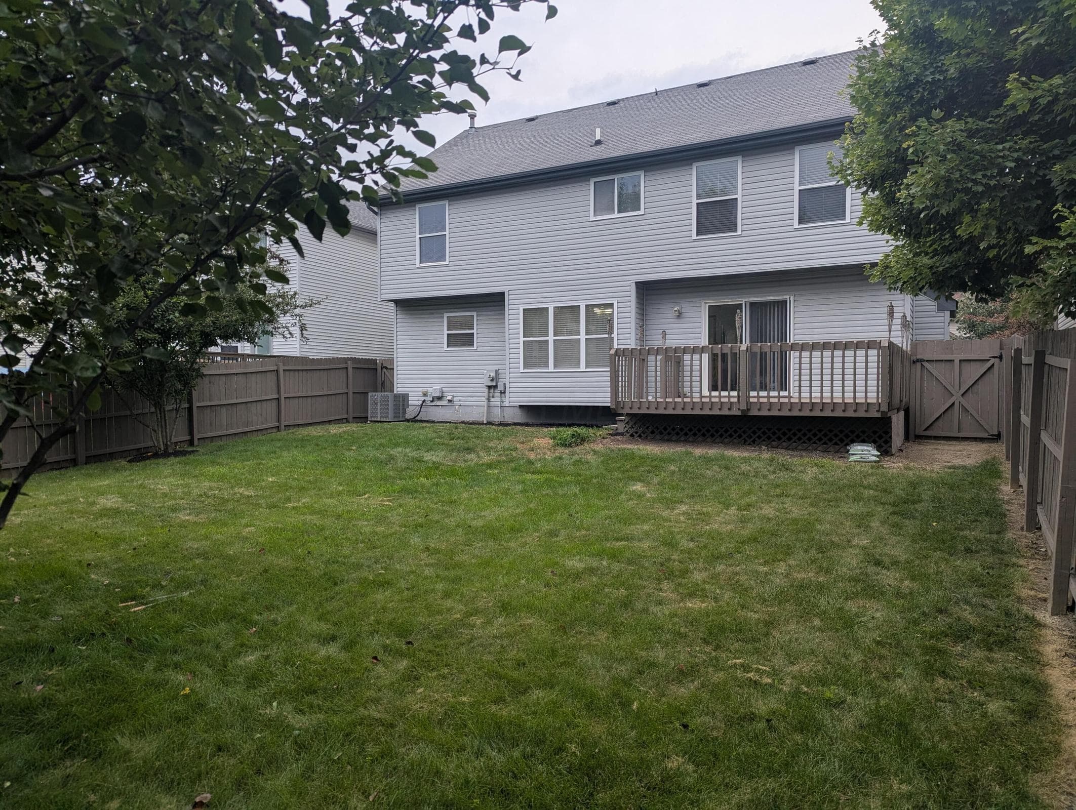 Spacious Private Backyard