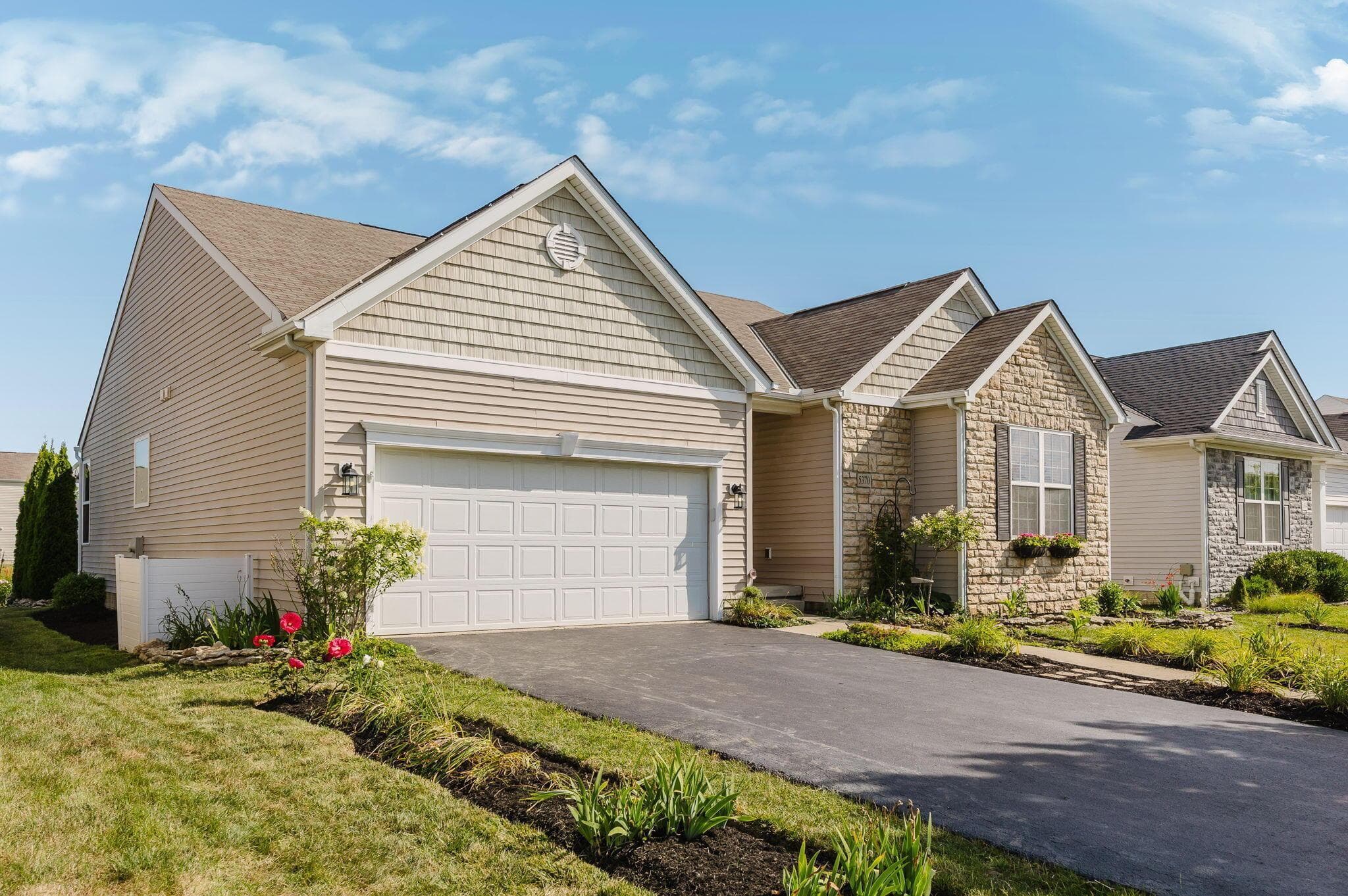 Extensive landscaping improvements including a variety of trees & flowers