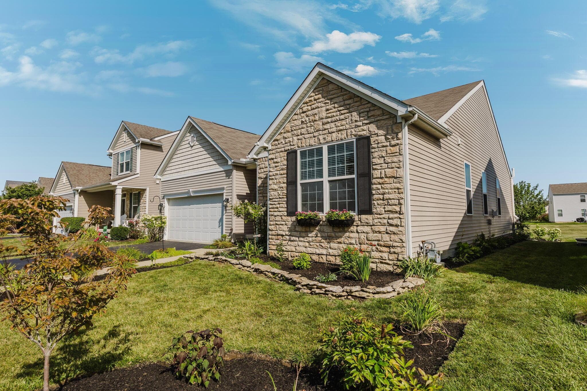 Extensive landscaping improvements including a variety of trees & flowers