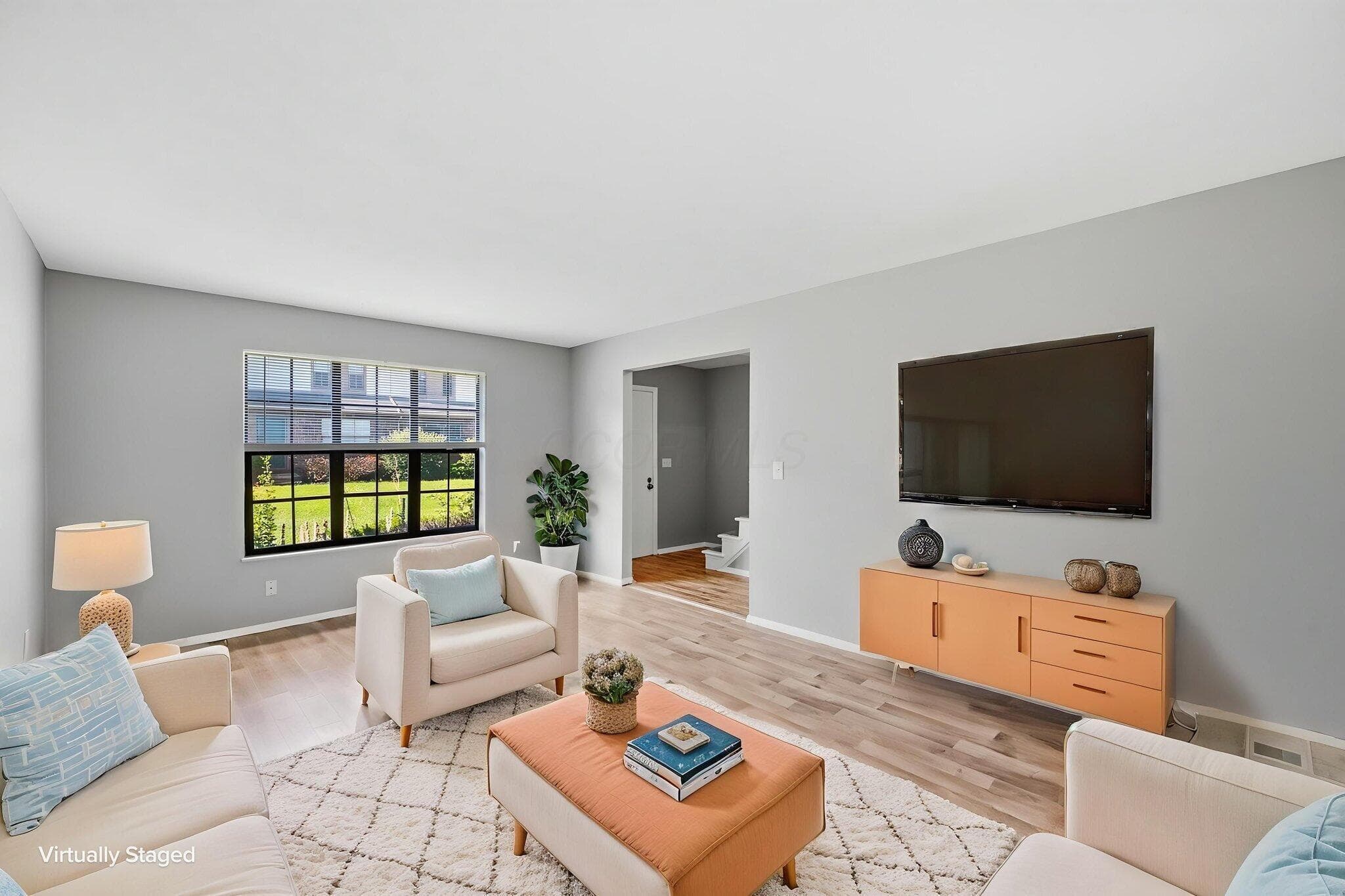 Living Room - Virtually Staged