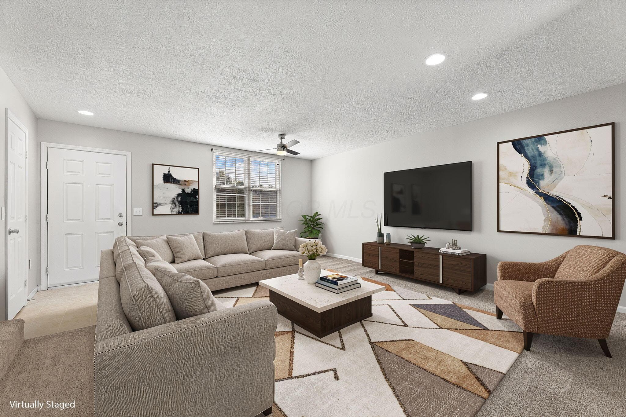 Living Space - Virtually Staged