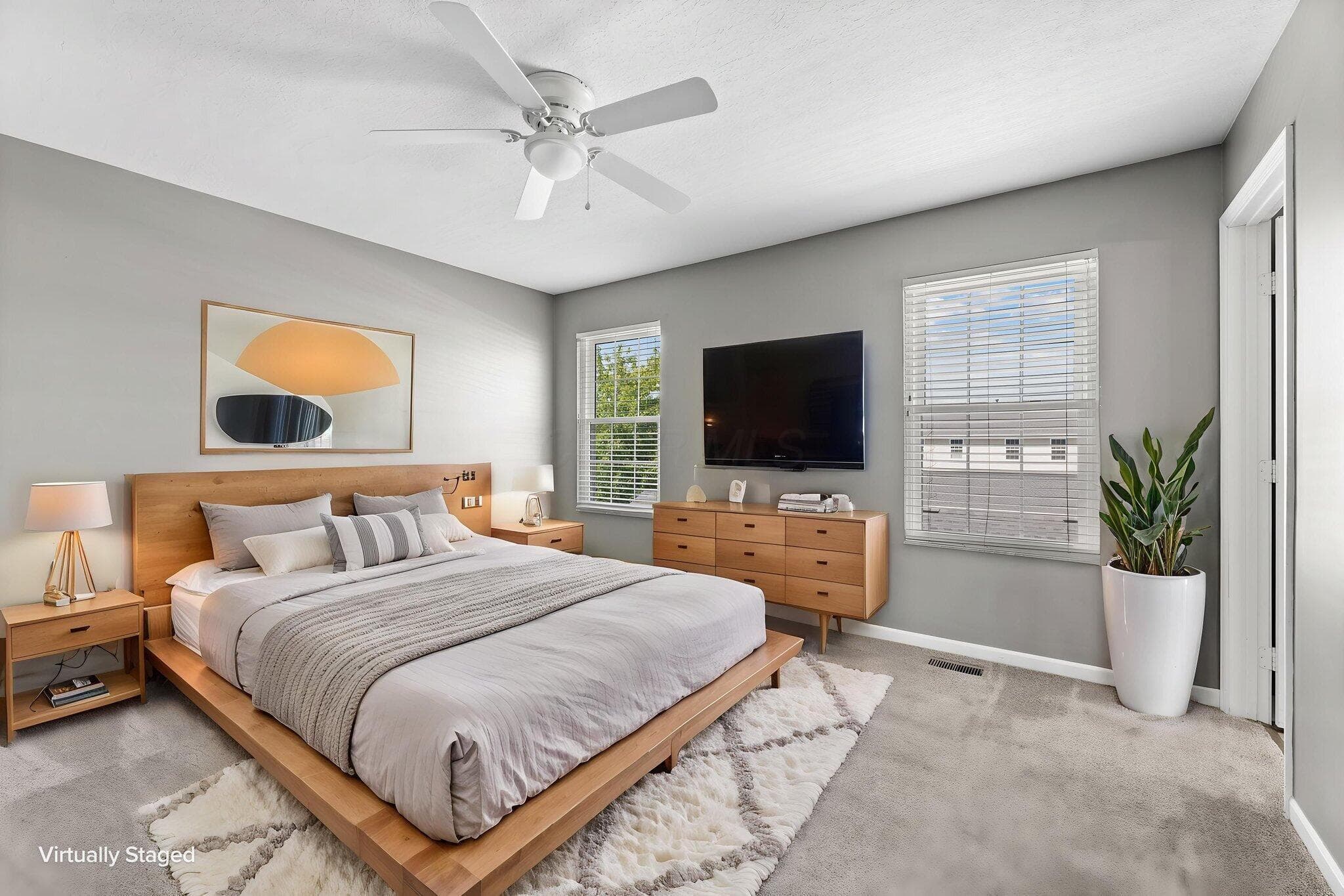 Primary Suite - Virtually Staged