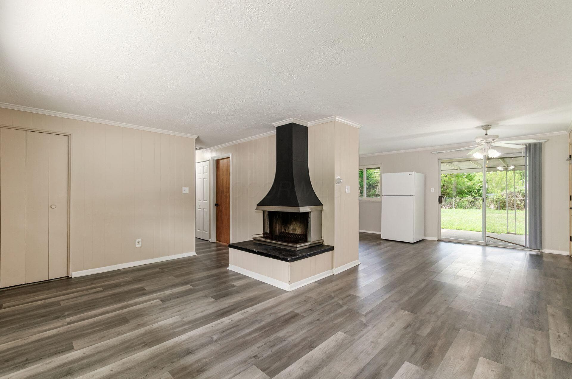 Living Room with Fireplace