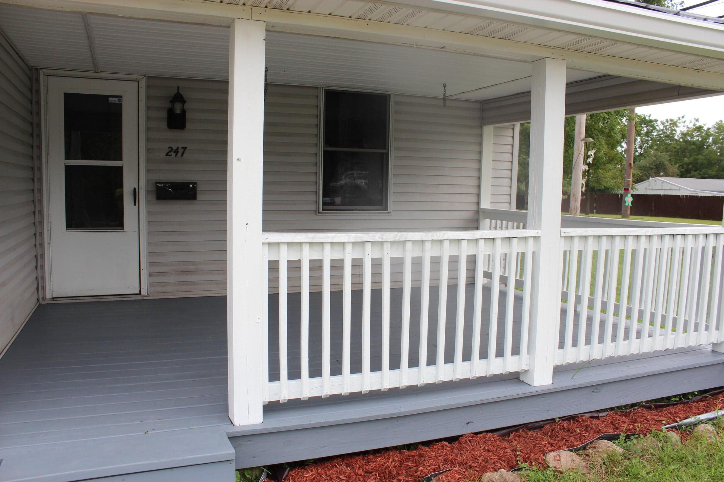 Large front porch