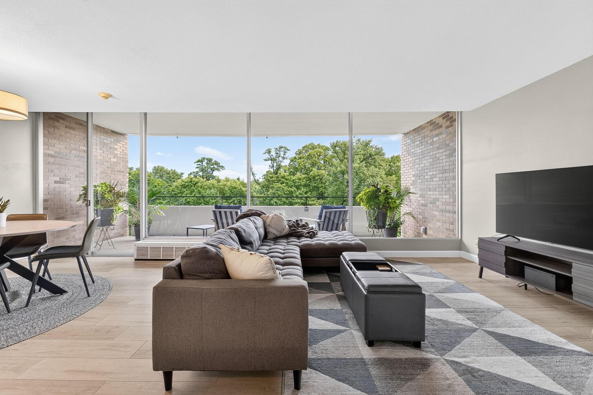 Bright and cheery living room