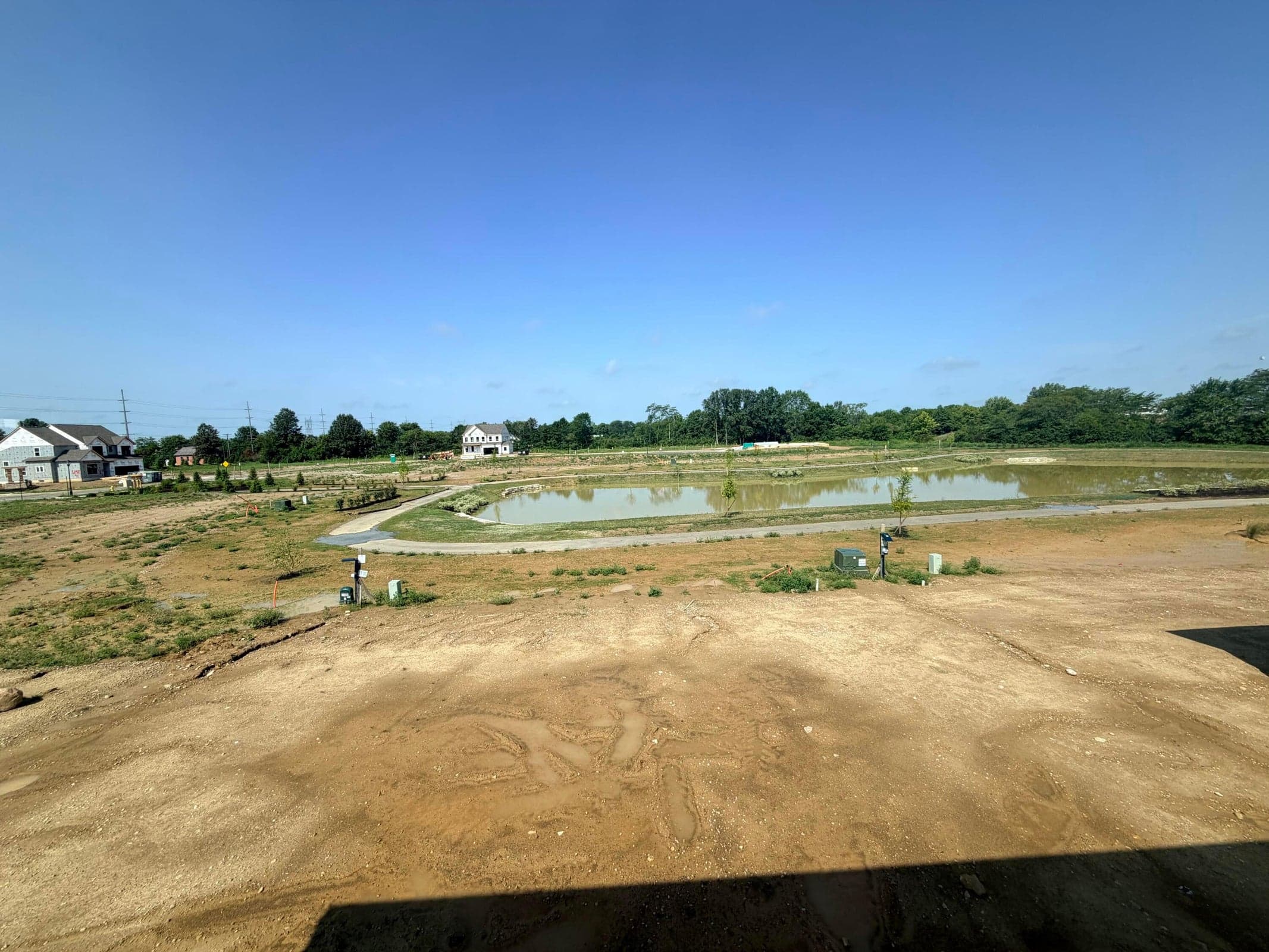 View over backyard!