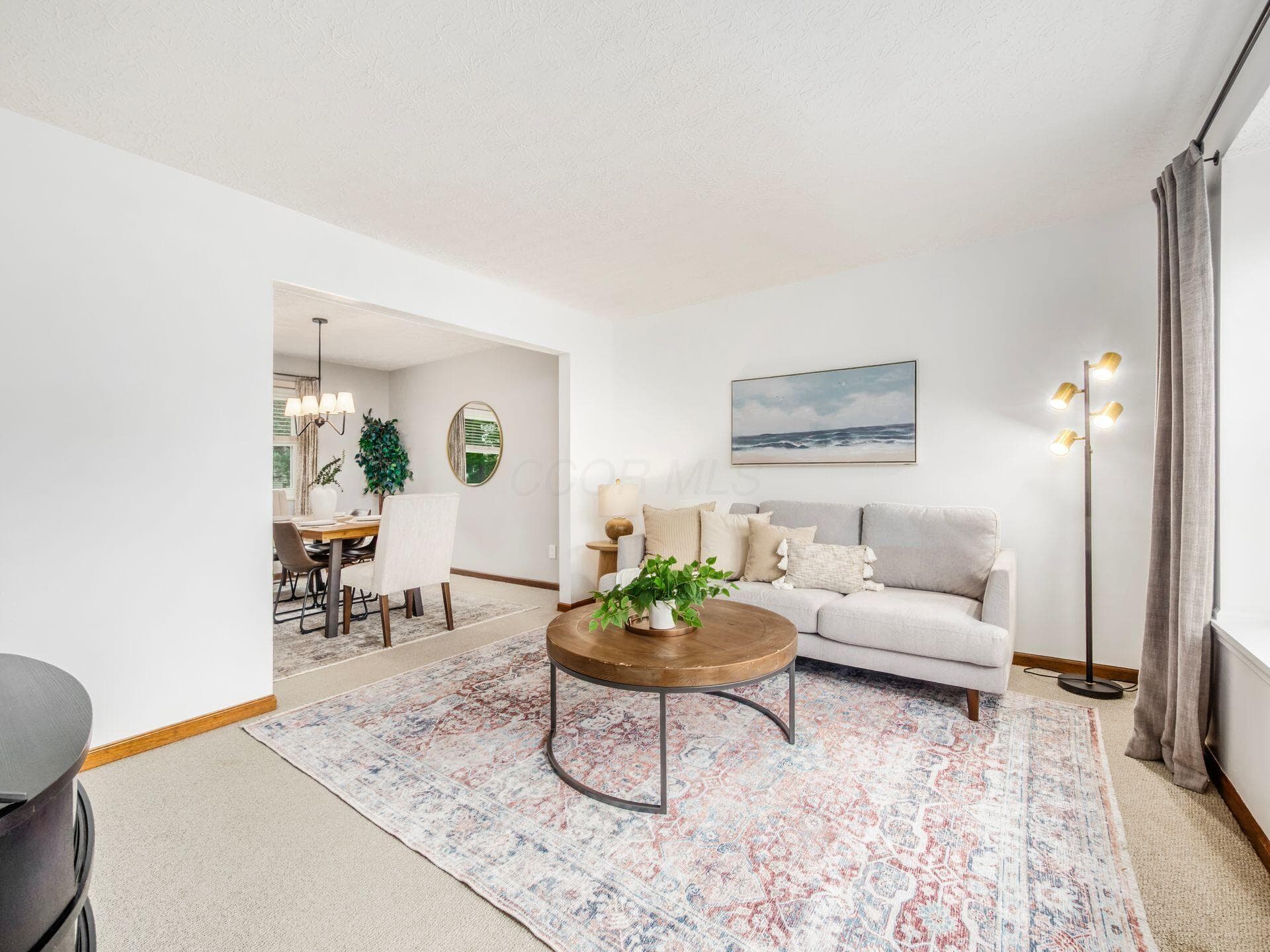 Bright and inviting living room