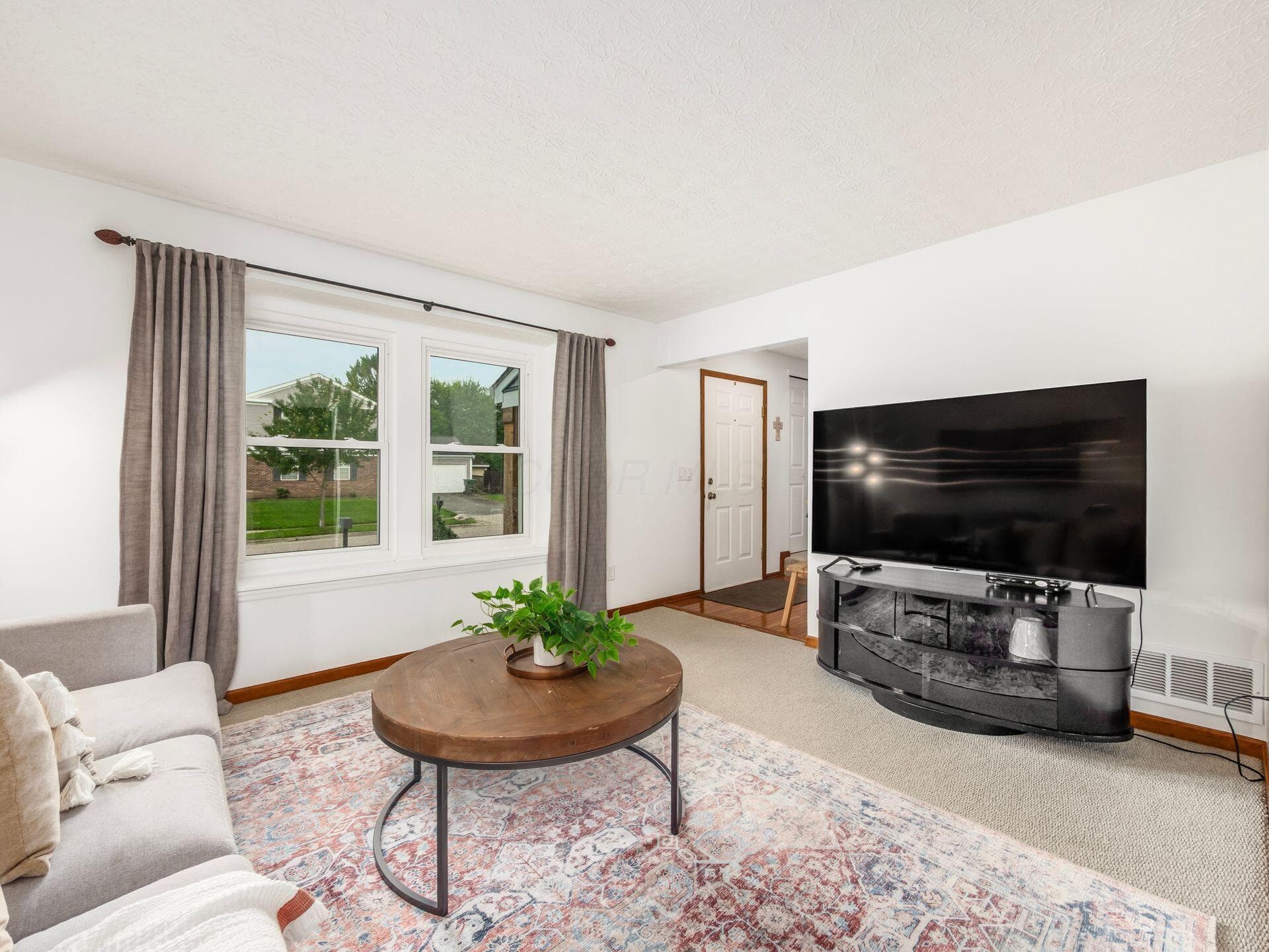 Large bay window offers tons of natural light