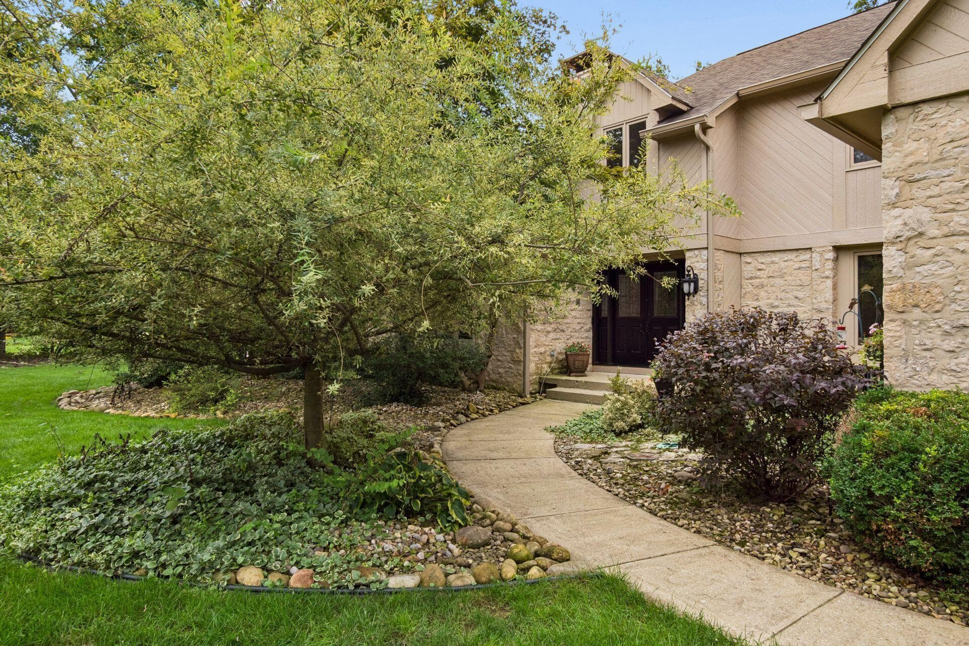 Walkway to front door