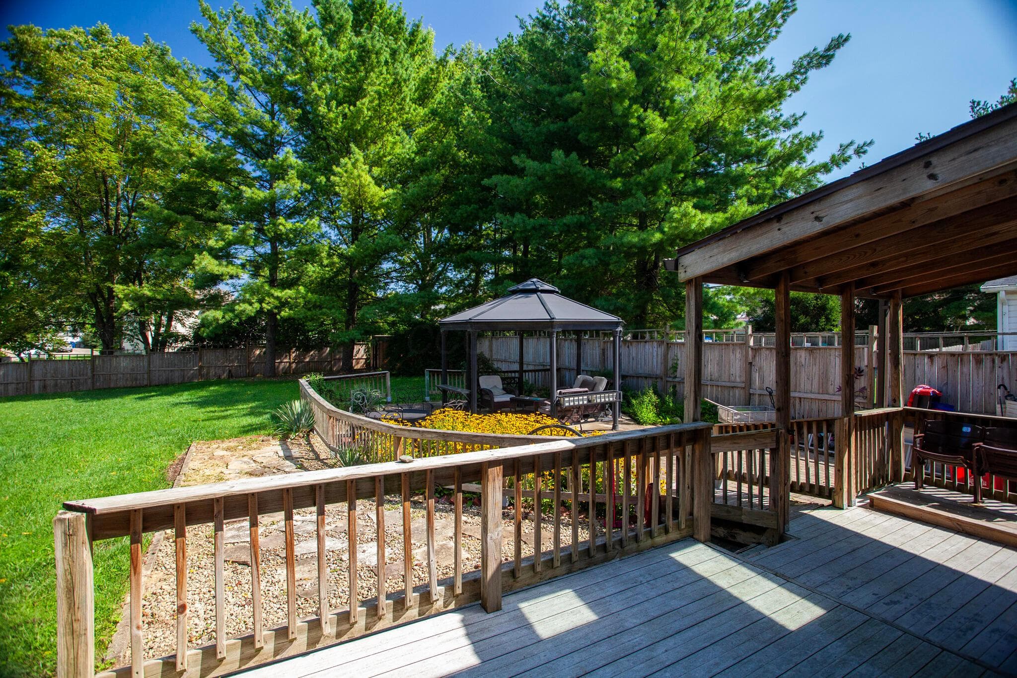 Covered Deck and Gazebo
