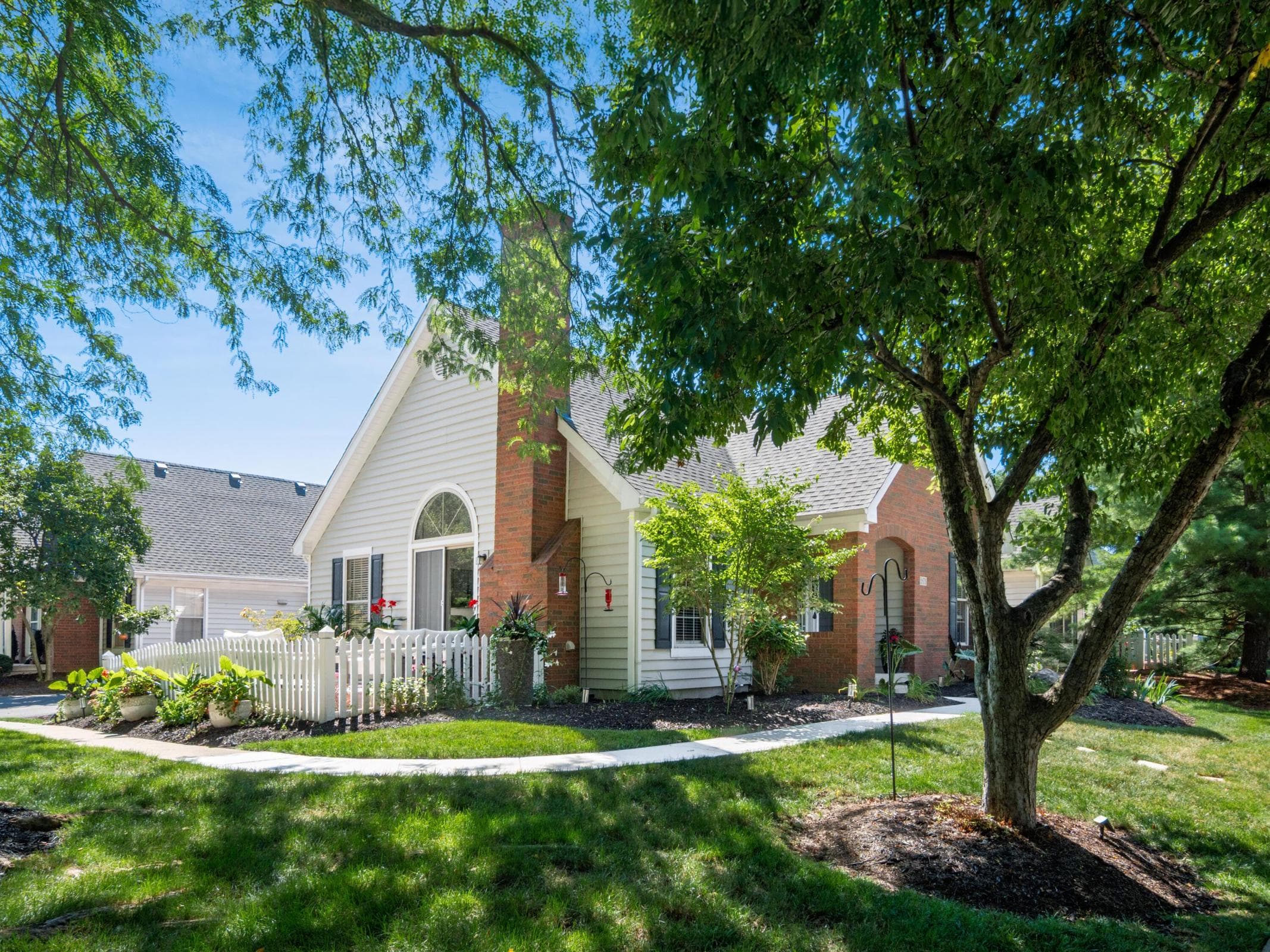 Private tree lined community