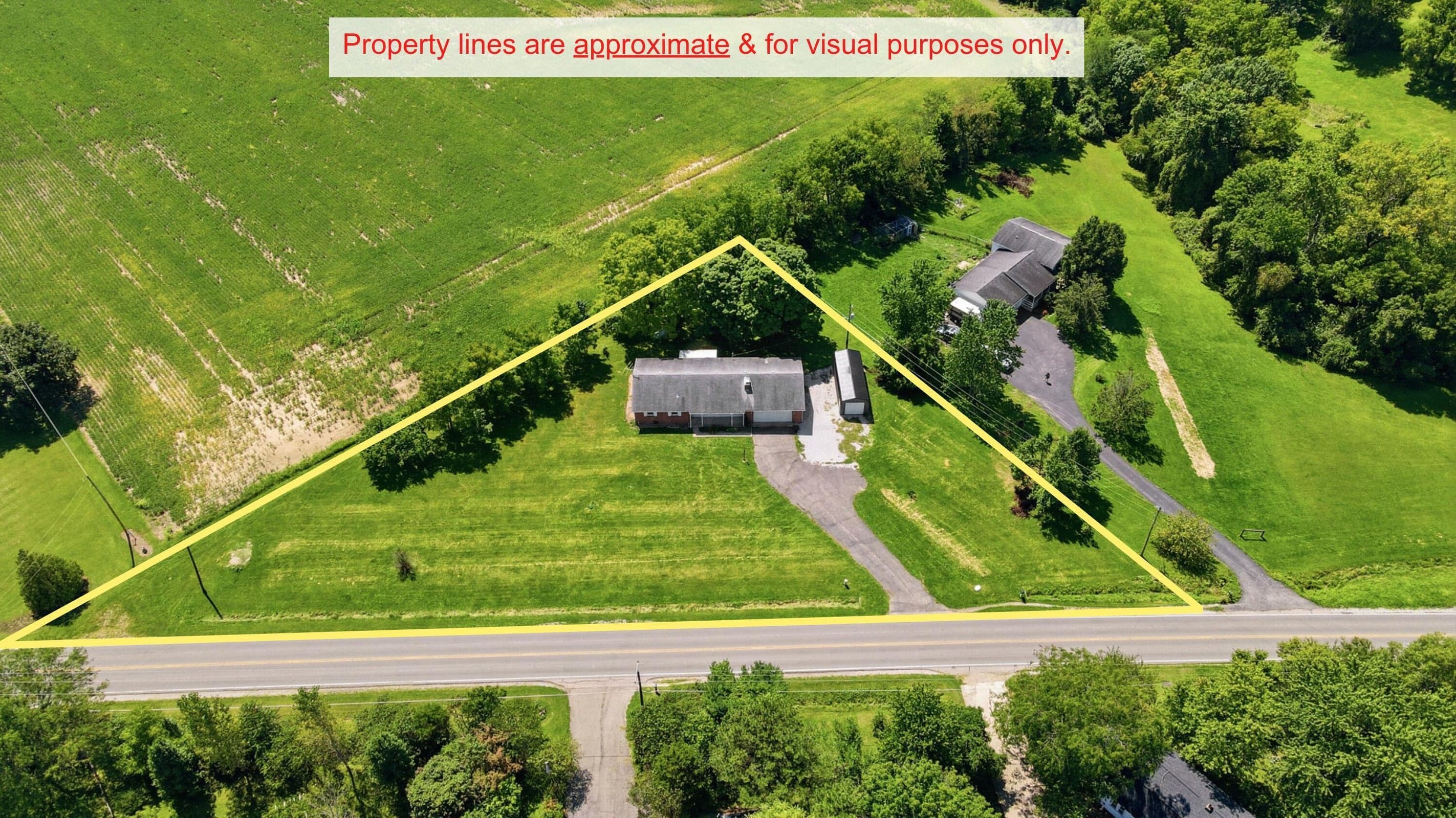 Approximate Property Lines - 9985 Winchester Road NW, Canal Winchester, OH 43110