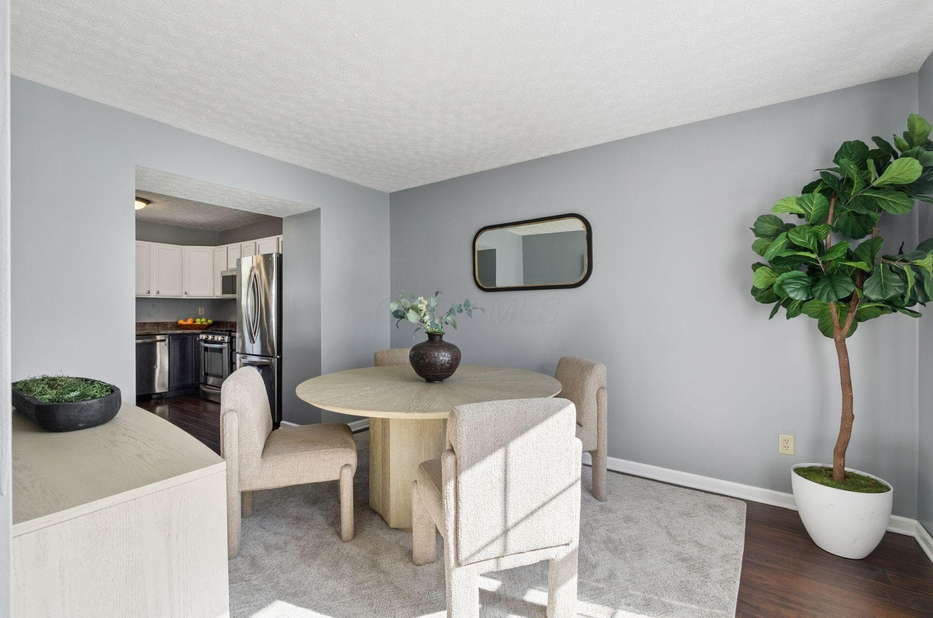 Dining room off the front entry.