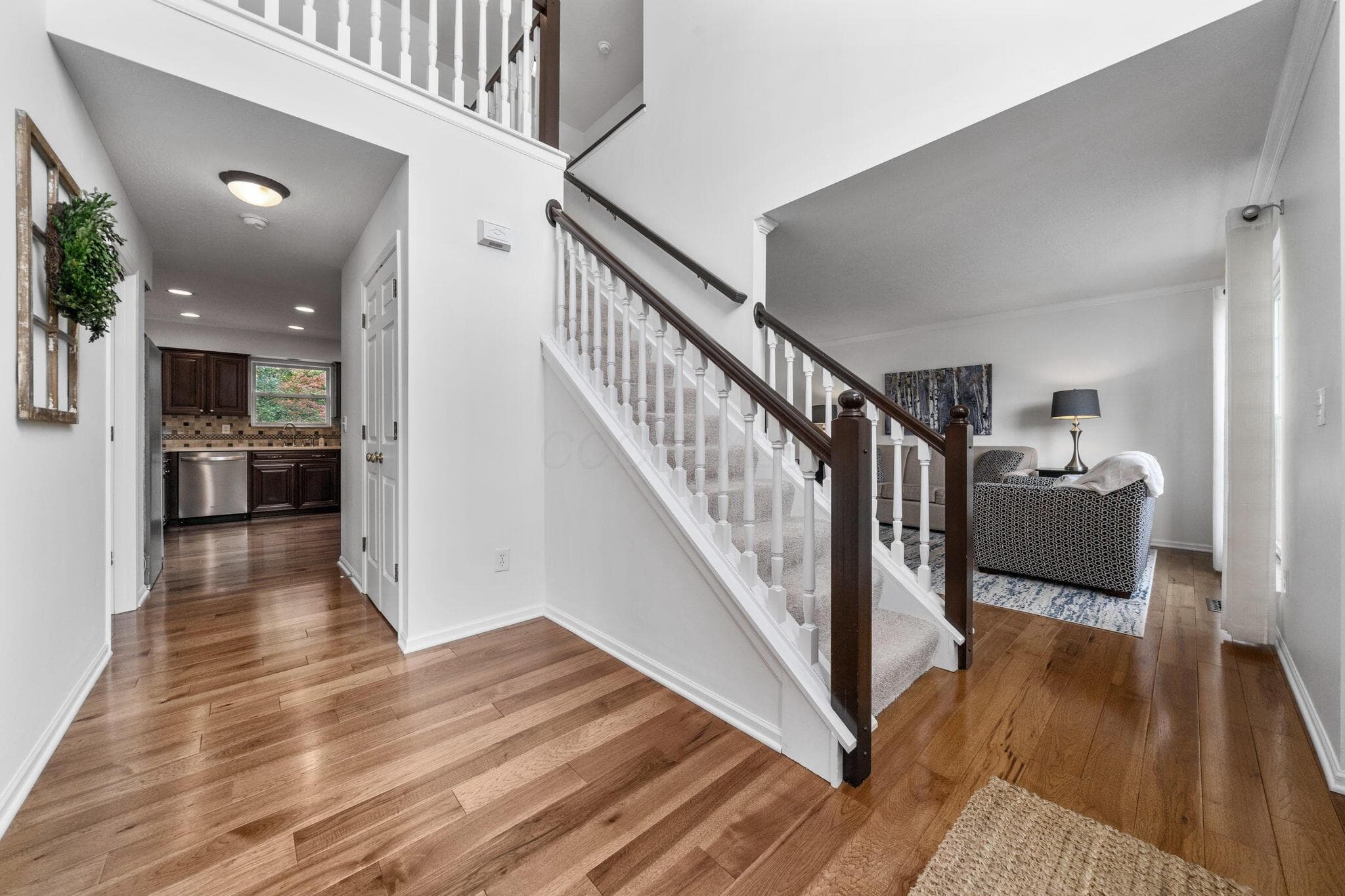 Hardwood flooring extending throughout the first floor!