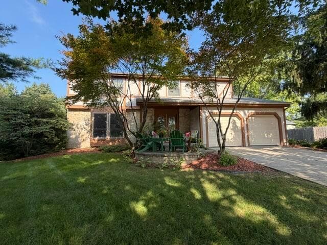 Fabulous four-bedroom two-story home on a delightful property behind Dublin Schools.