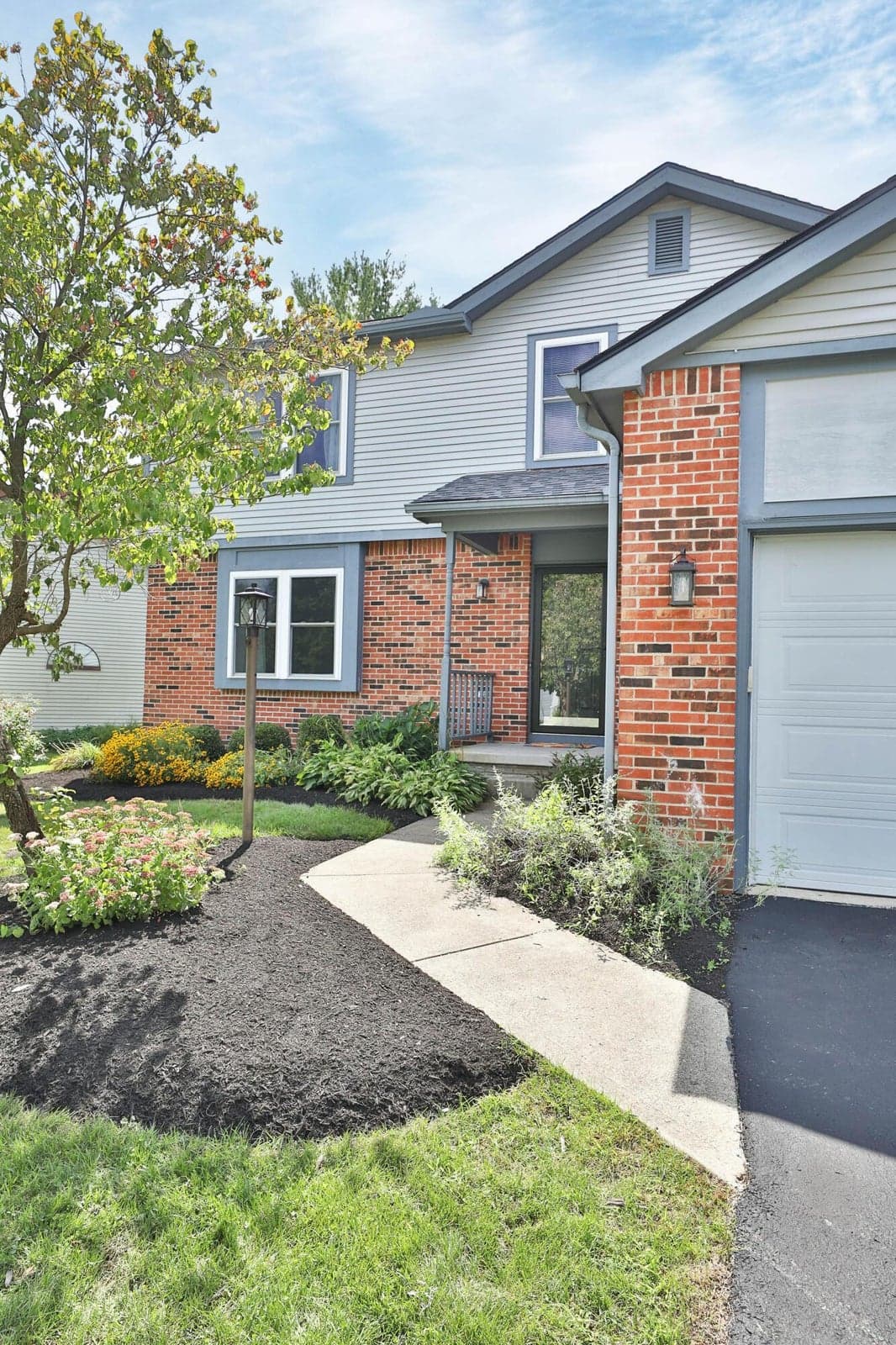 The driveway was just sealed and new mulch put down. Nothing needed for the fall cleanup.