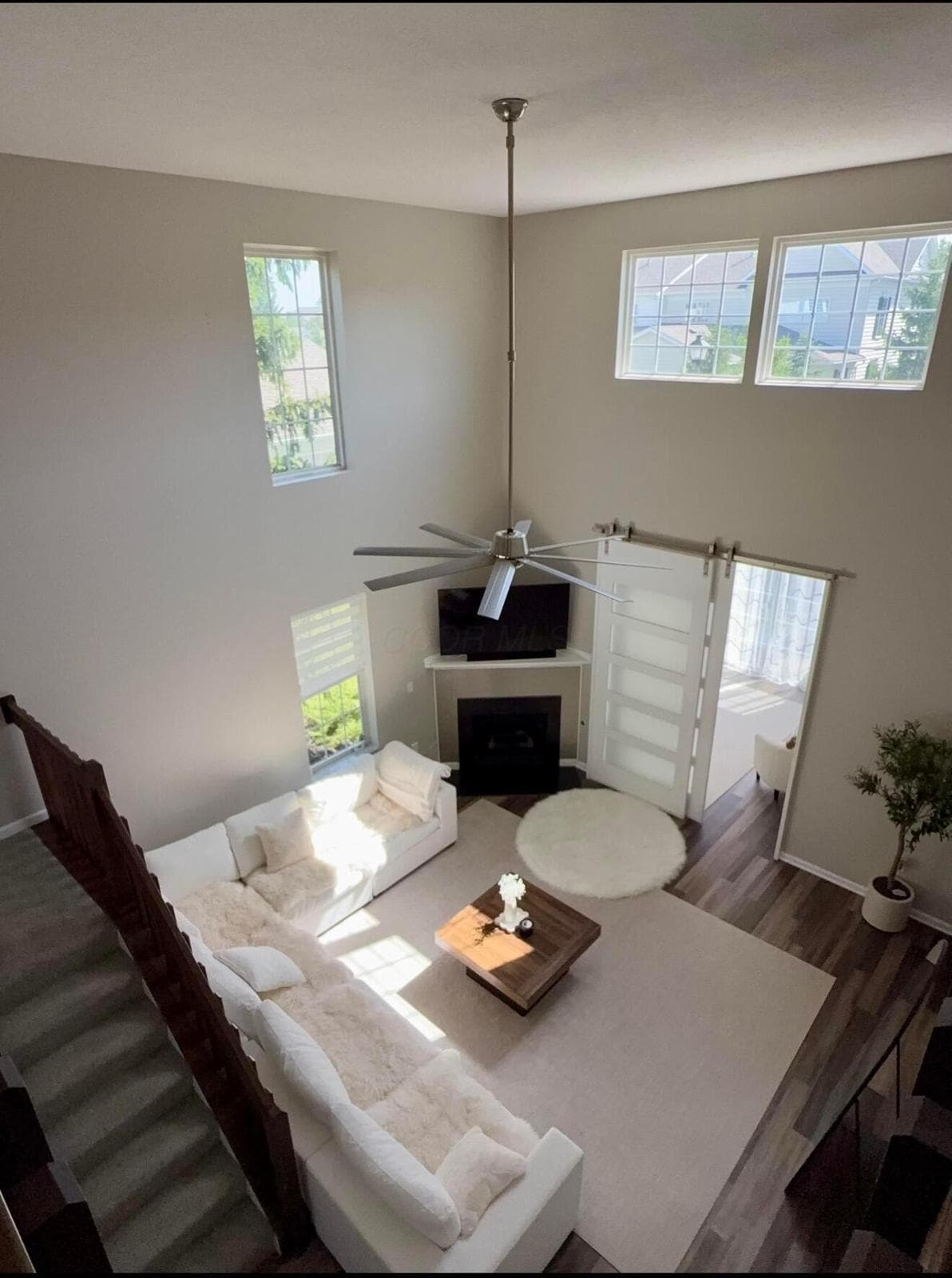 Great room view from loft