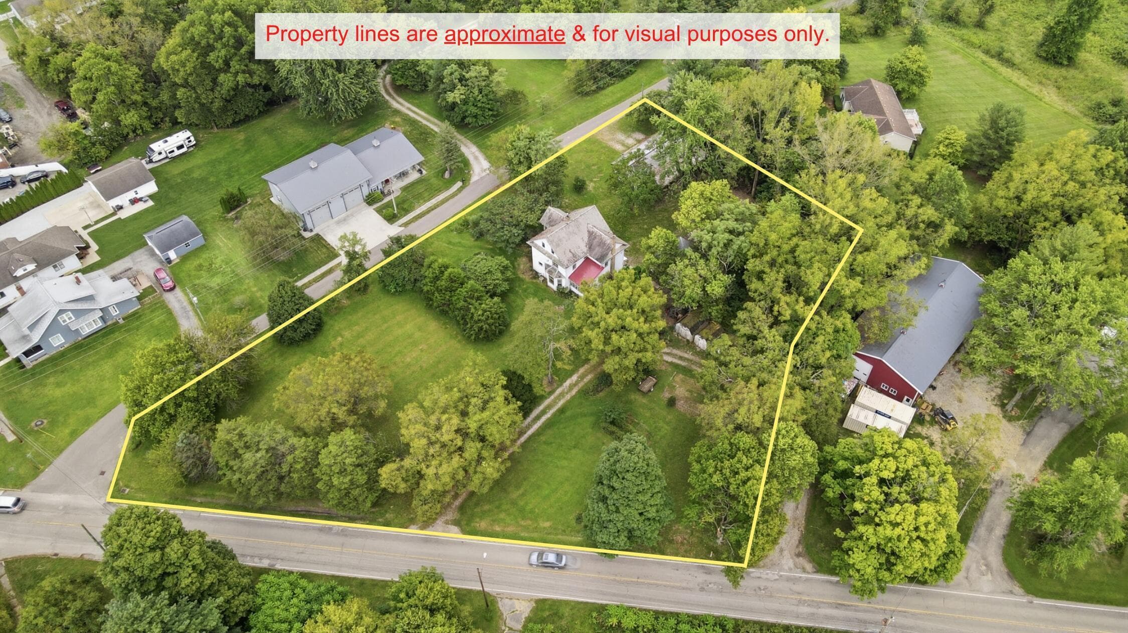 Approximate Lot Lines - 121 S Company Street, Baltimore, OH 43105