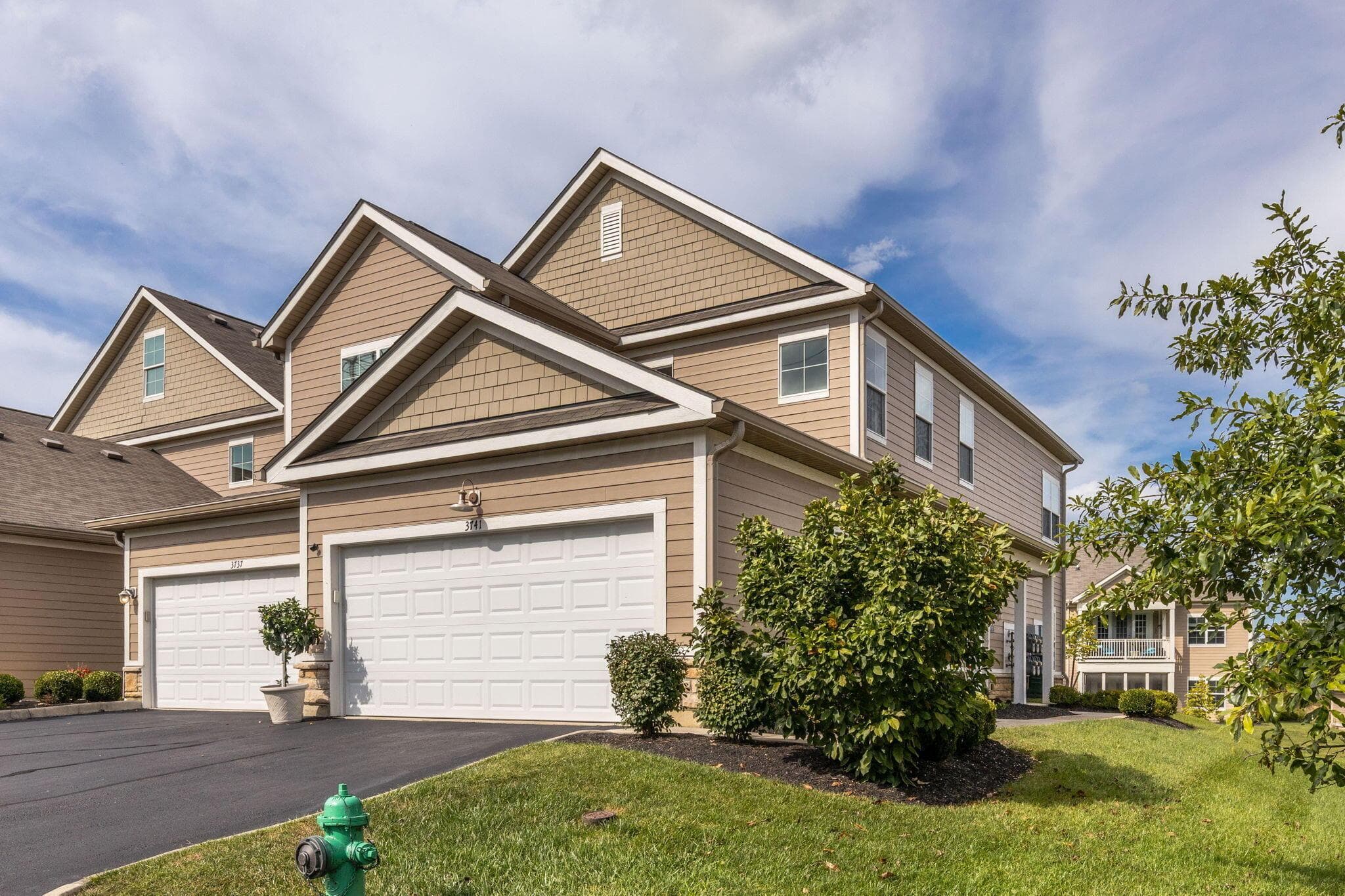 Welcome to 3741 Birkland Circle. Beautiful quiet, second floor end unit.