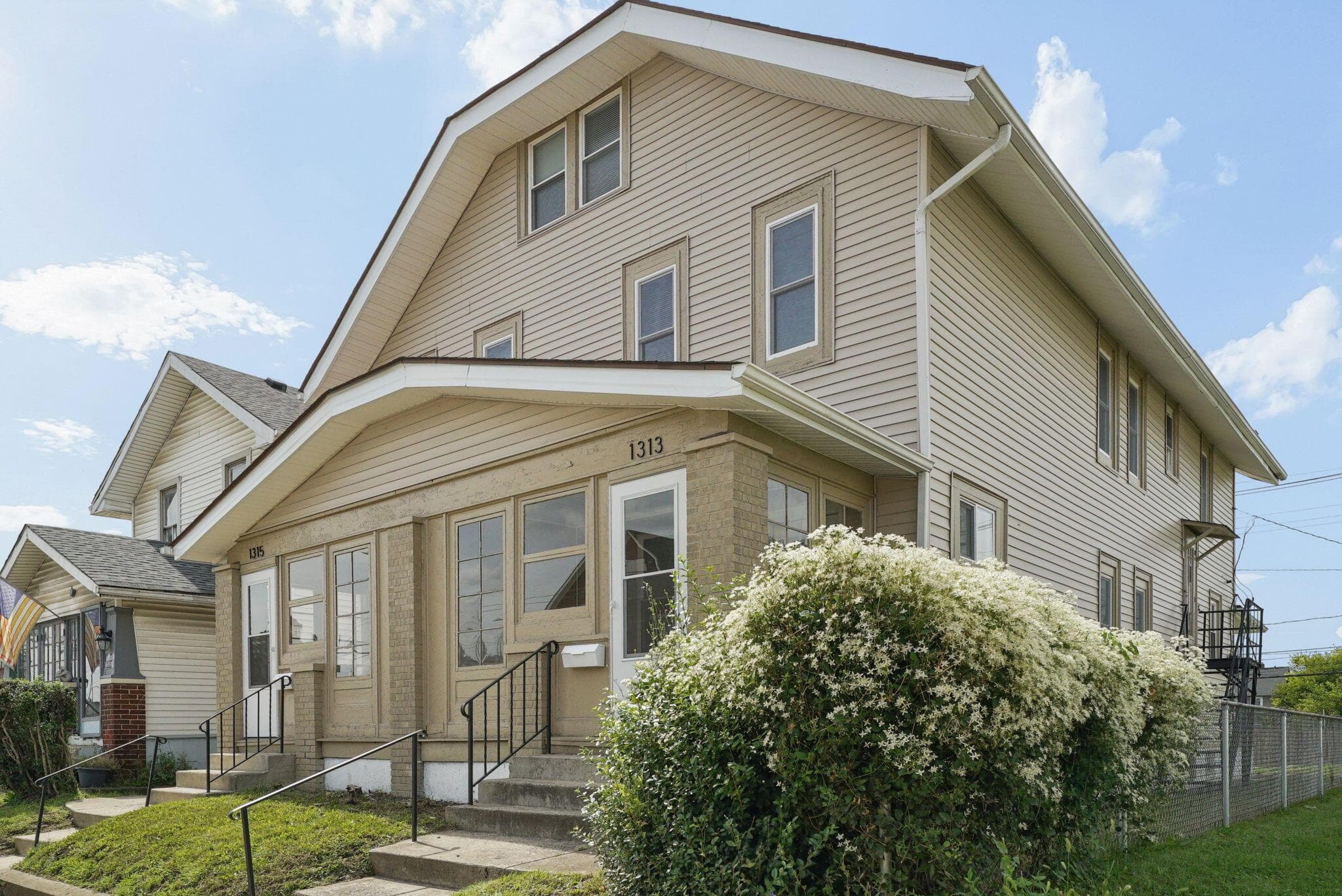 1313 Parsons Avenue, 1.3 miles from Children's Hospital. New updates include 2026, siding, soffits, facia, trim, gutters