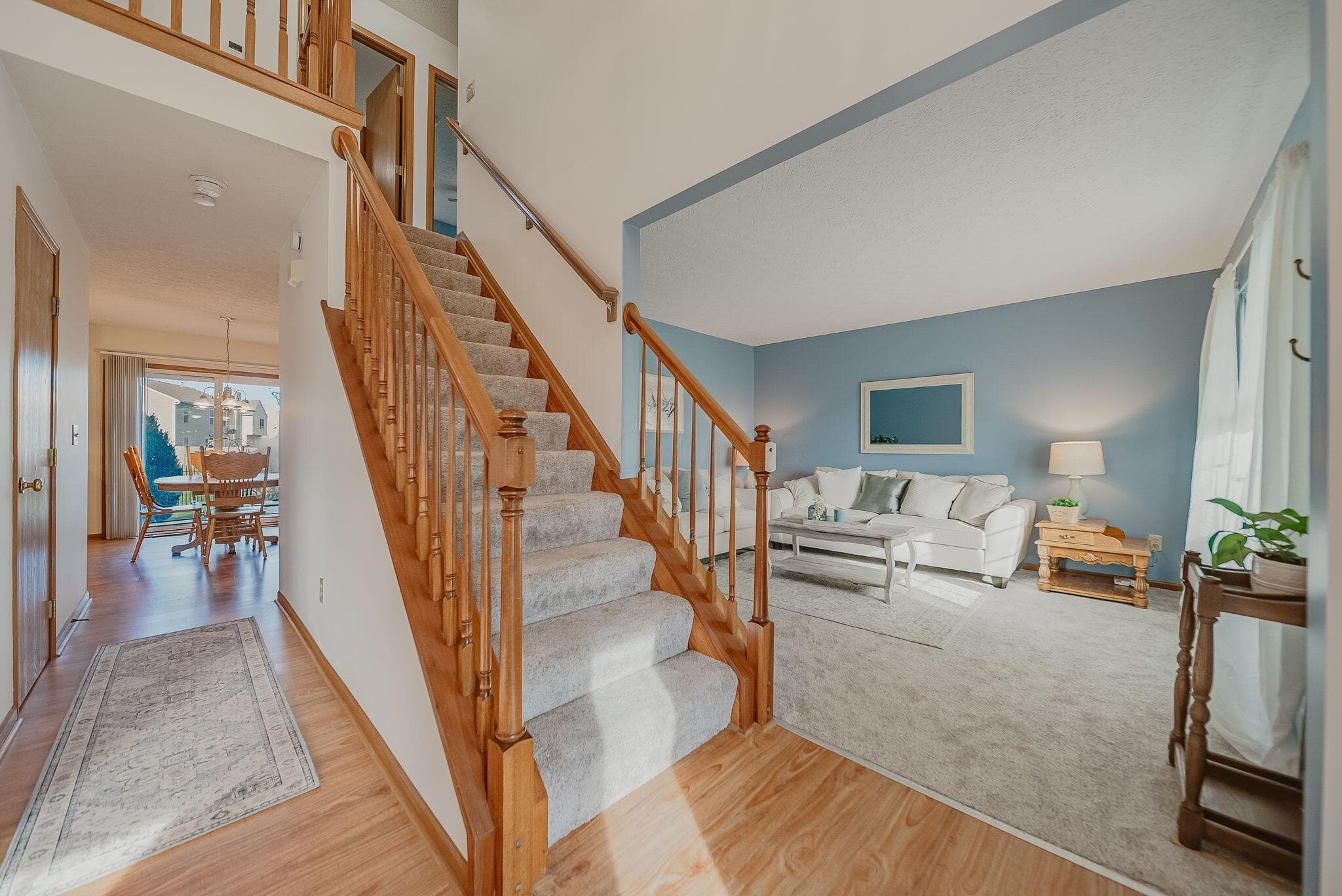 Foyer into living room