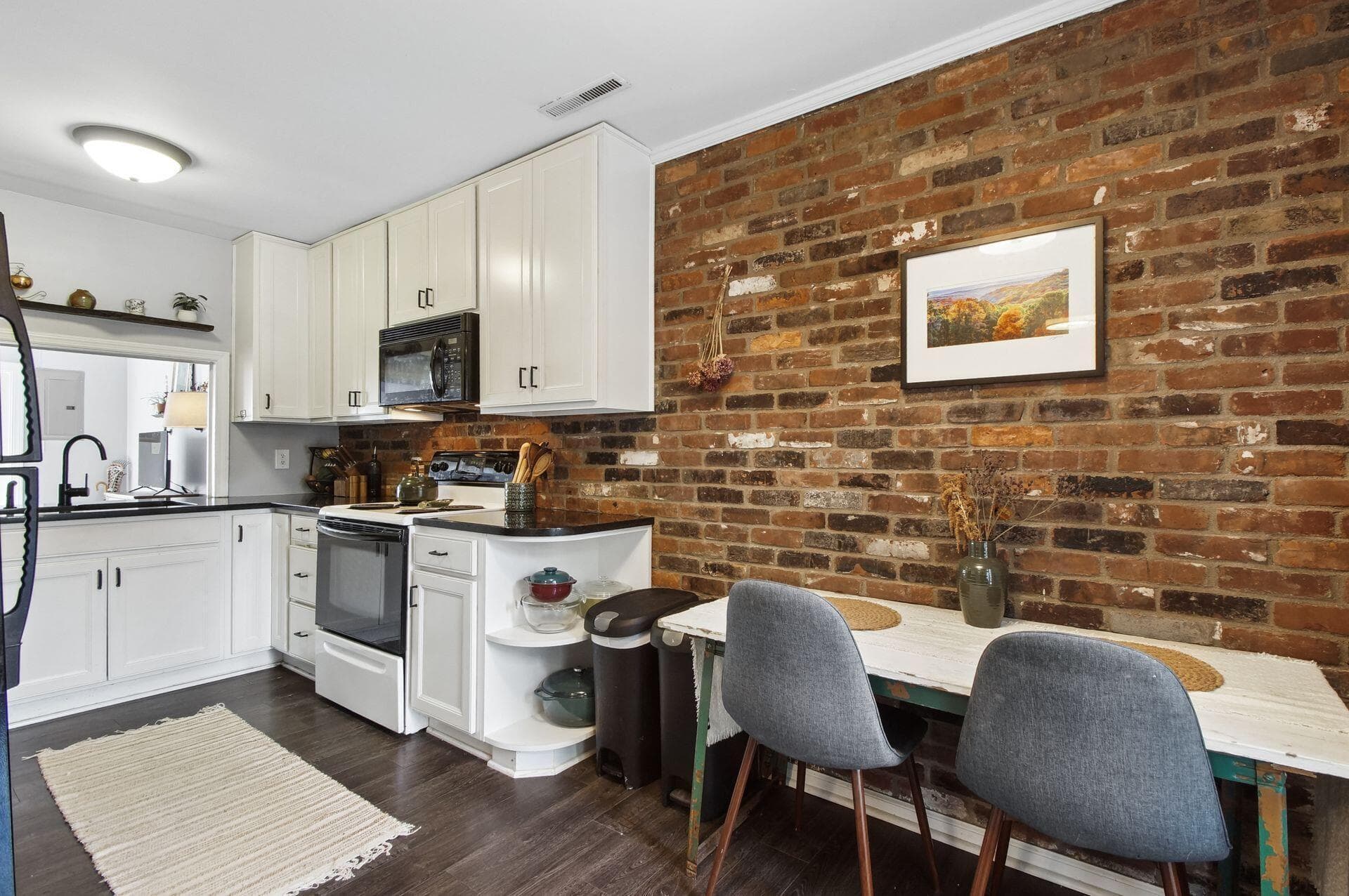 Exposed brick