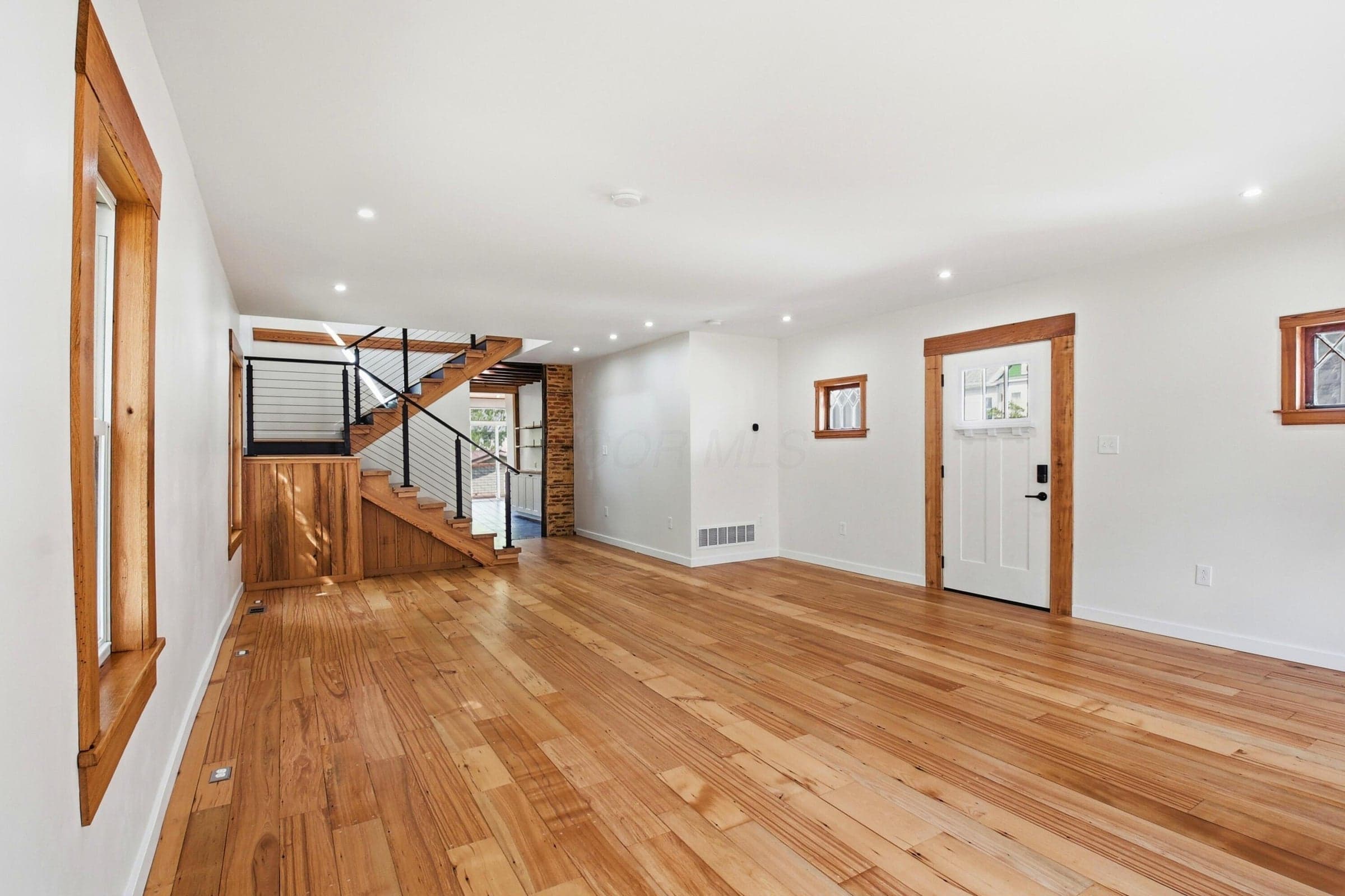 Wood floors are original to this 1880 home