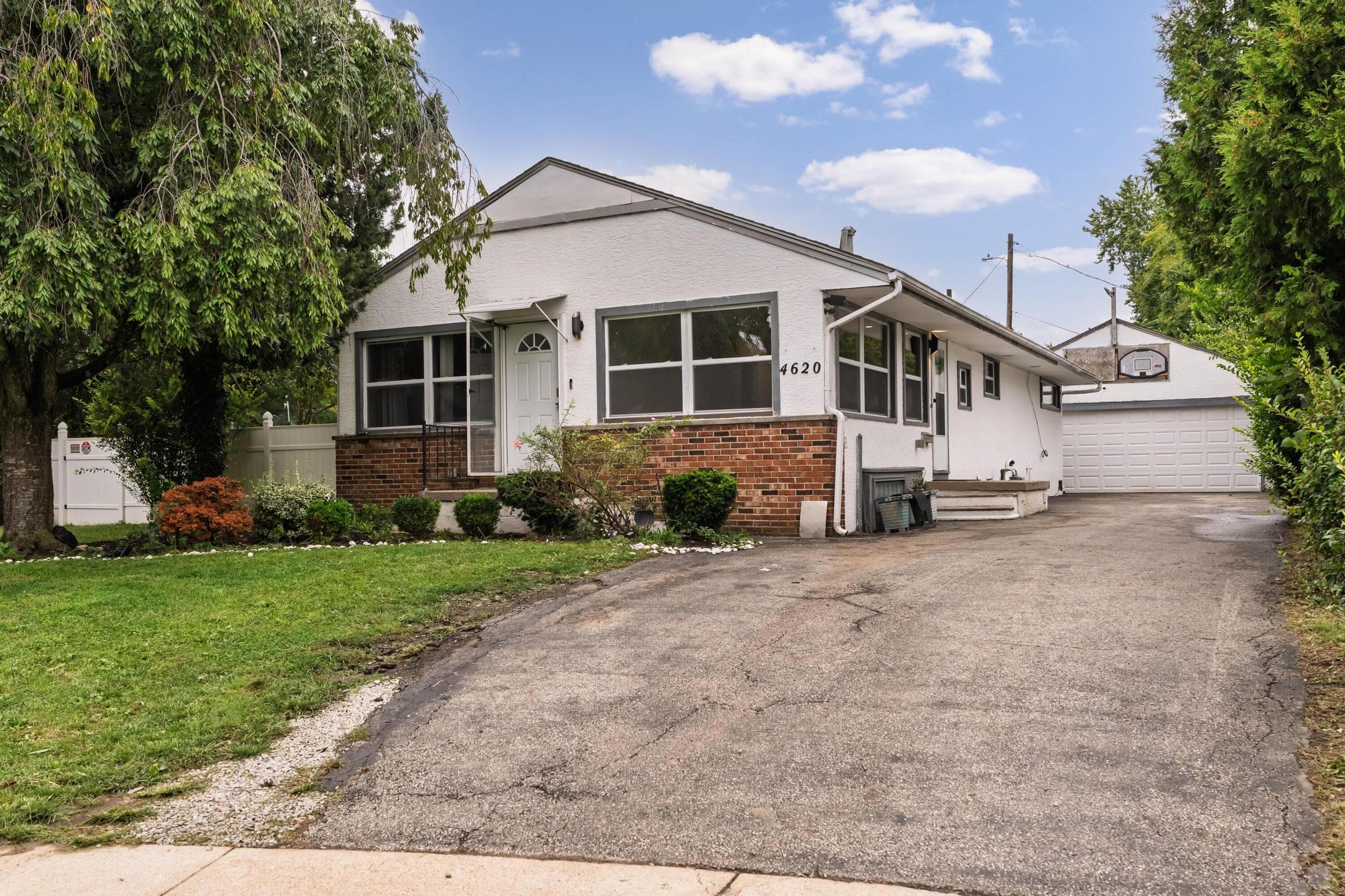 Two car garage