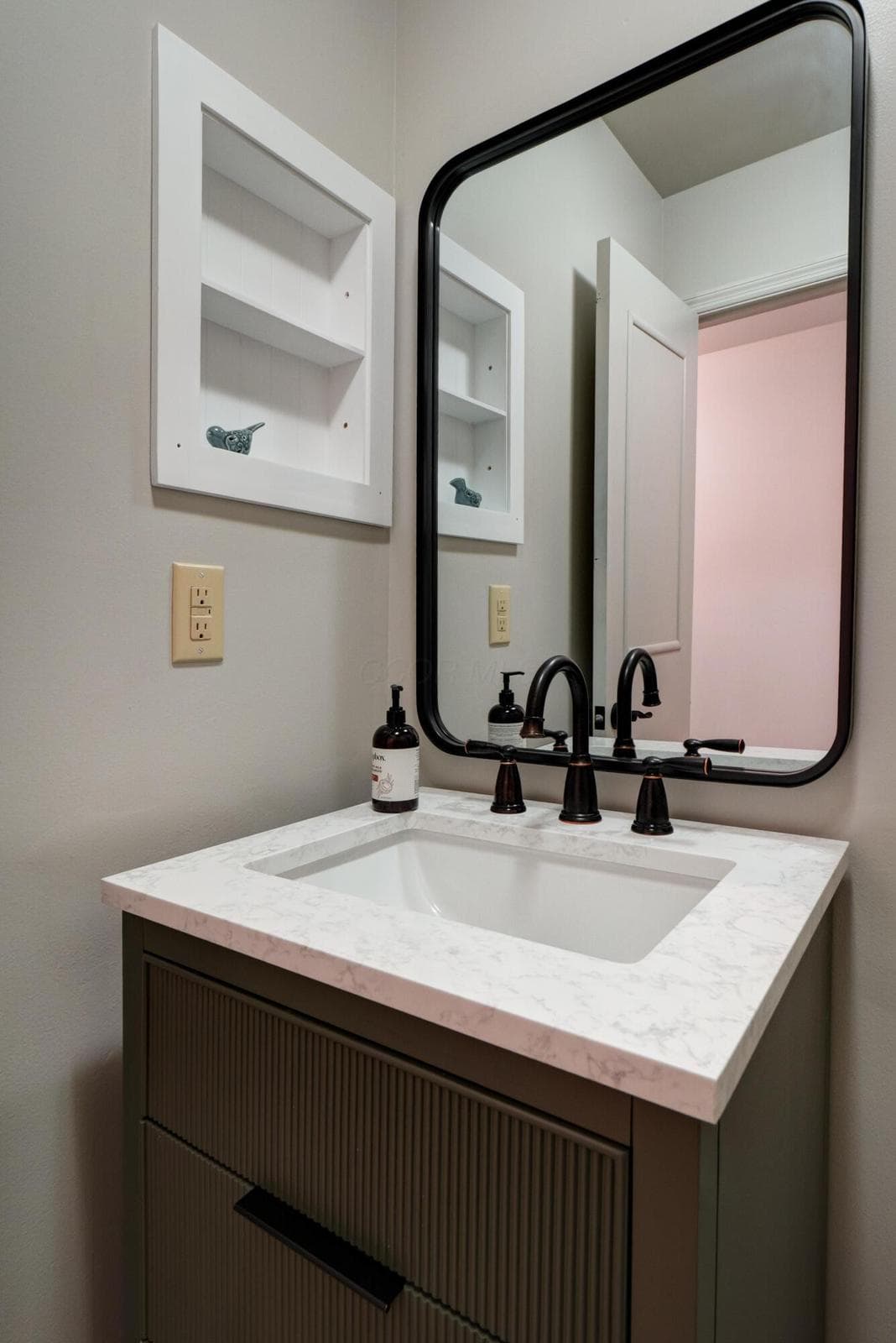 First floor half bath