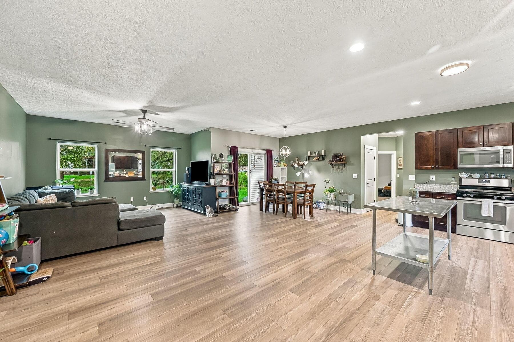 open concept living