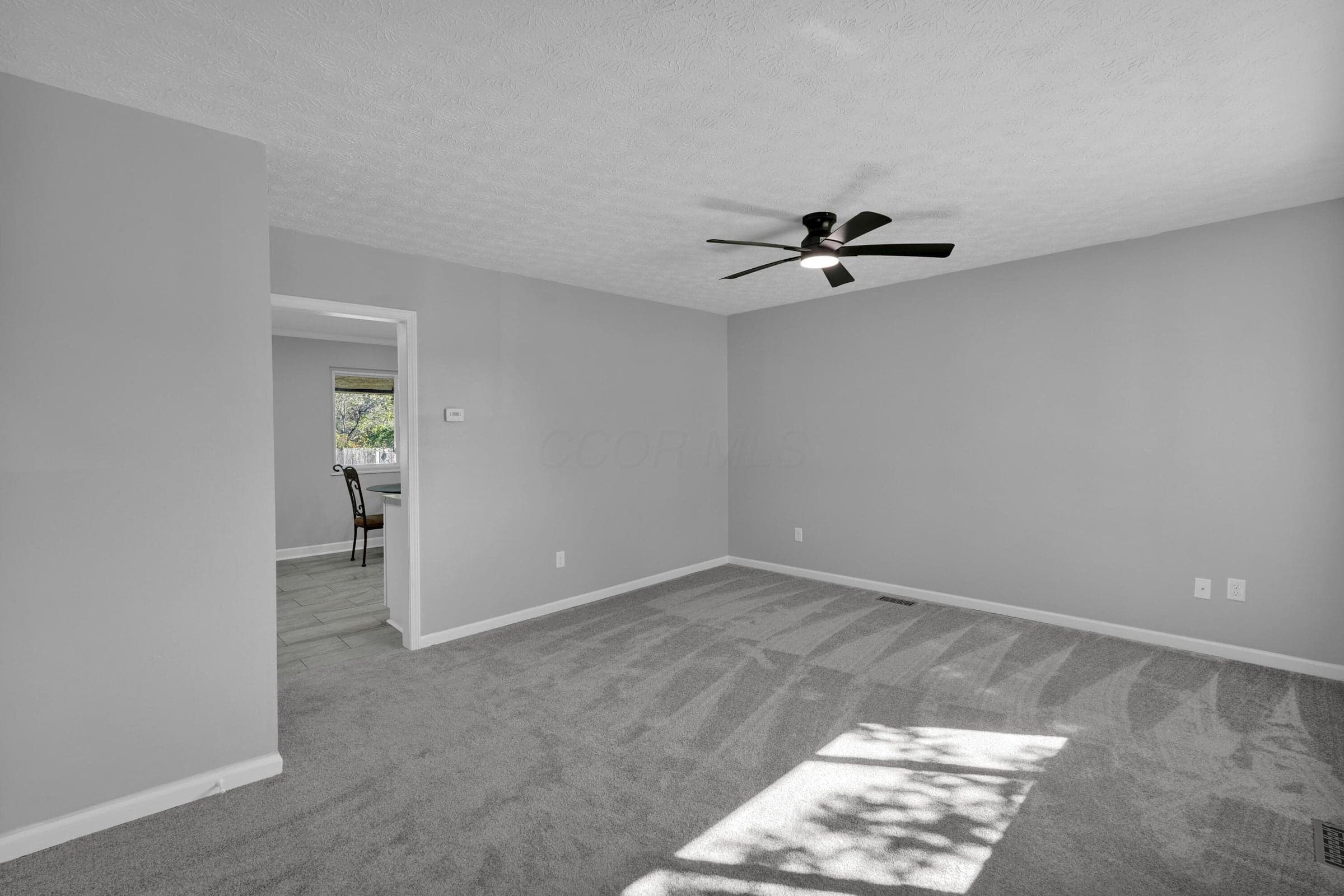 Upon entry into the home, you'll be greeted by upgraded ceiling fan/light fixture, new flooring, and neutral decor!