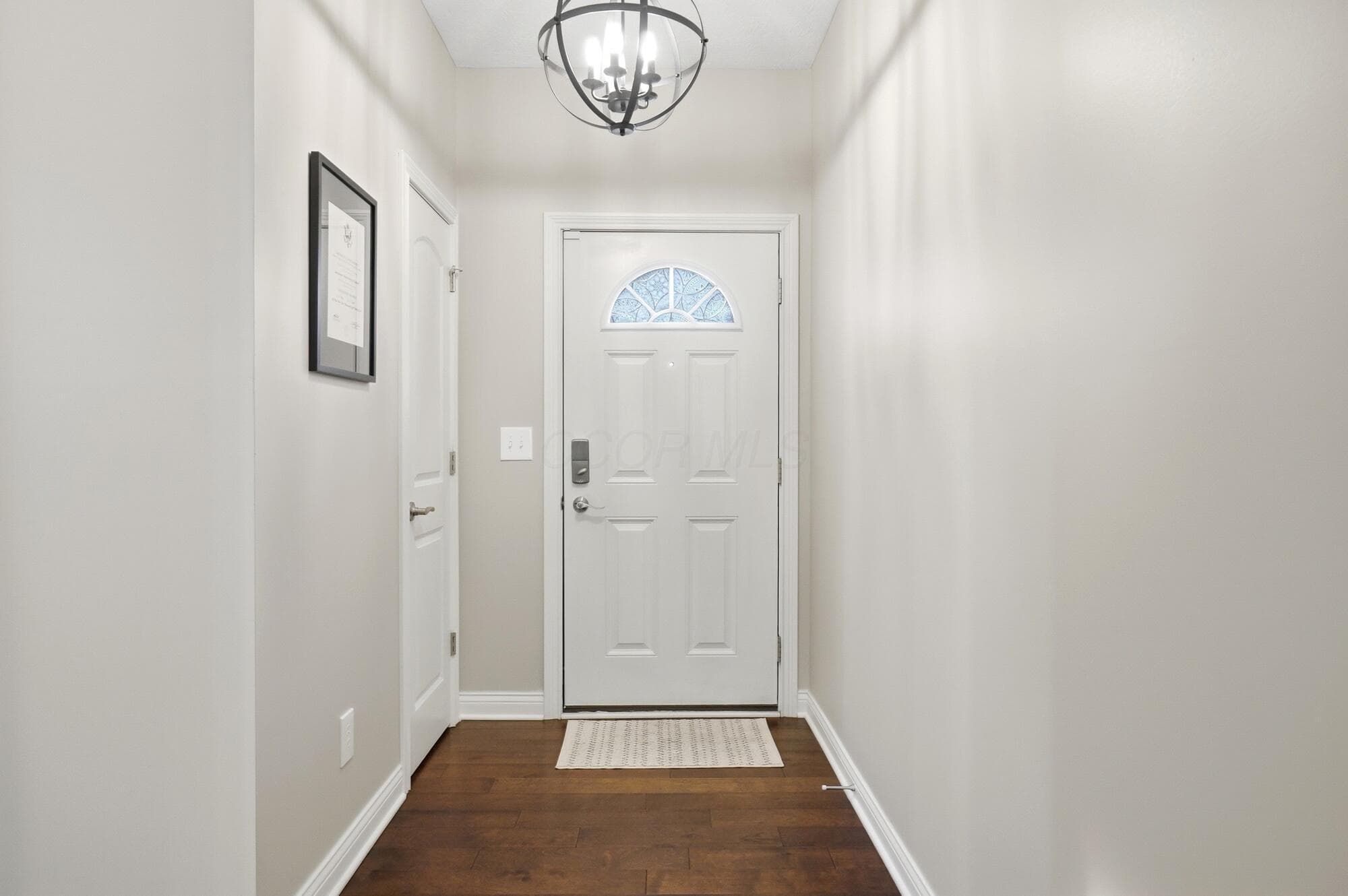 Lovely entry with coat closet