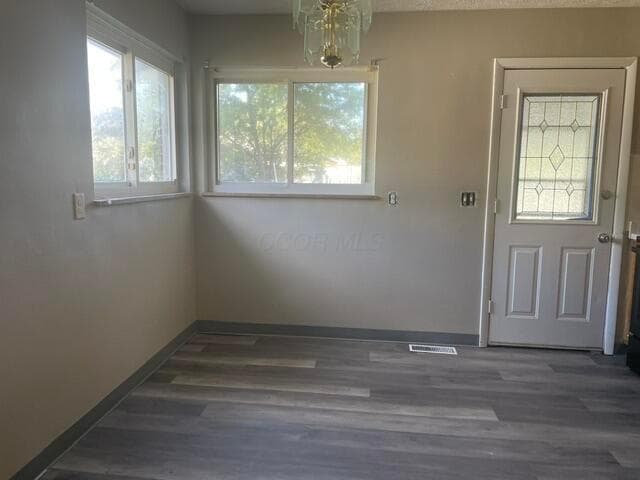 Dining space off the kitchen