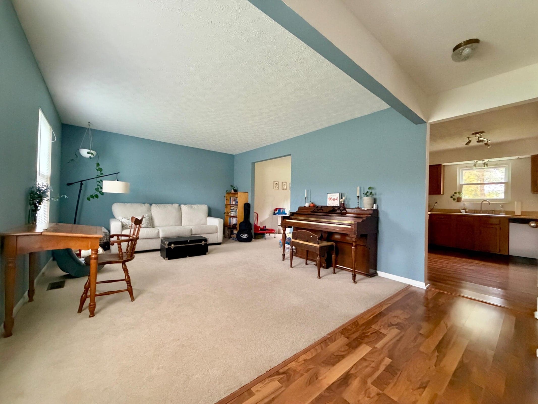 Spacious, open formal living room.