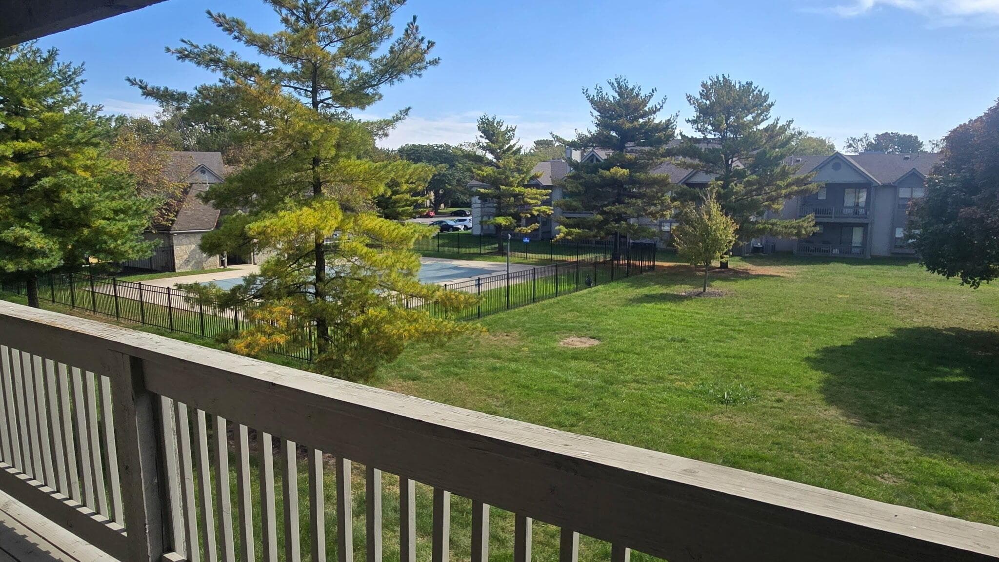 View from balcony