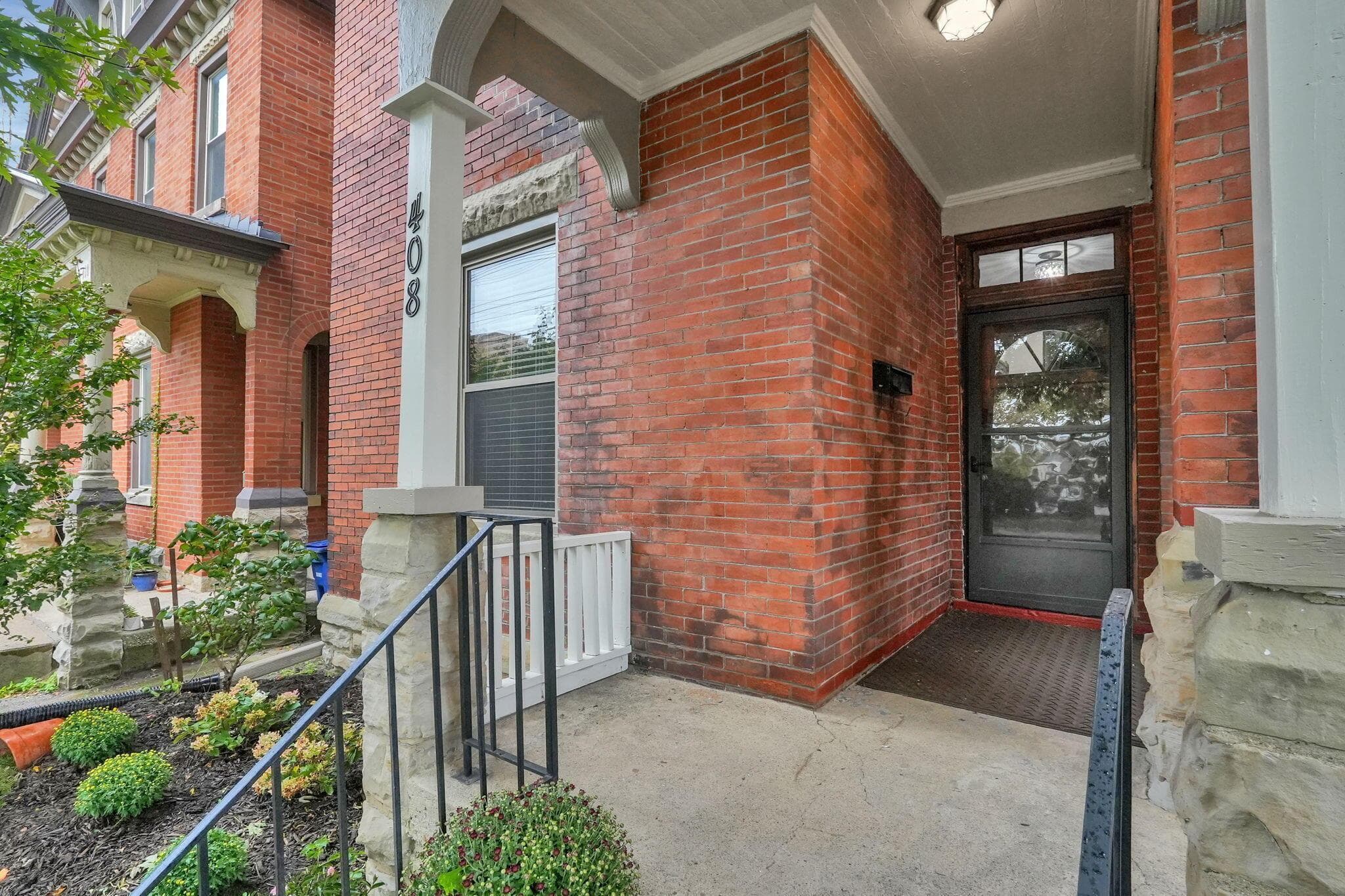 Covered front porch