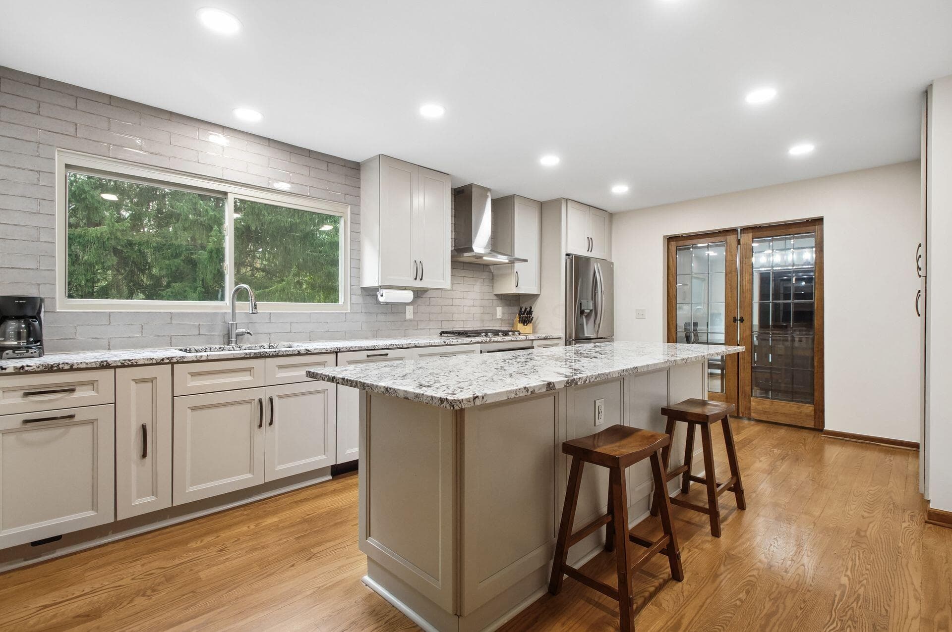 Remodeled kitchen